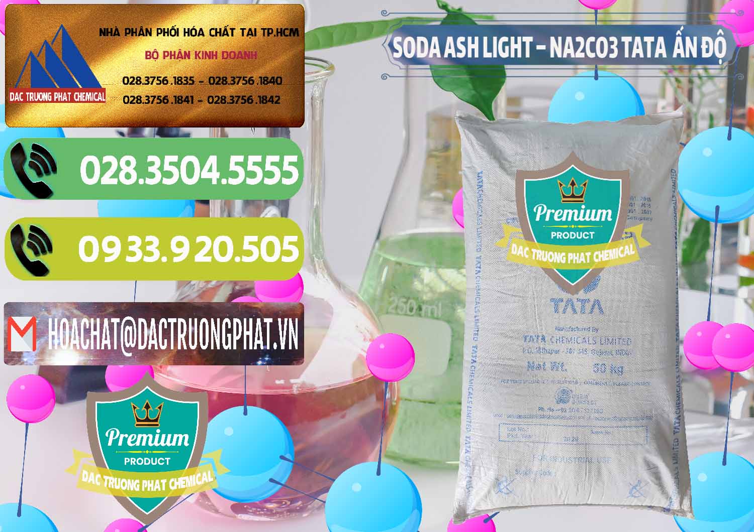 Chuyên kinh doanh và bán Soda Ash Light - NA2CO3 TATA Ấn Độ India - 0132 - Nơi chuyên phân phối _ nhập khẩu hóa chất tại TP.HCM - hoachatmientay.vn