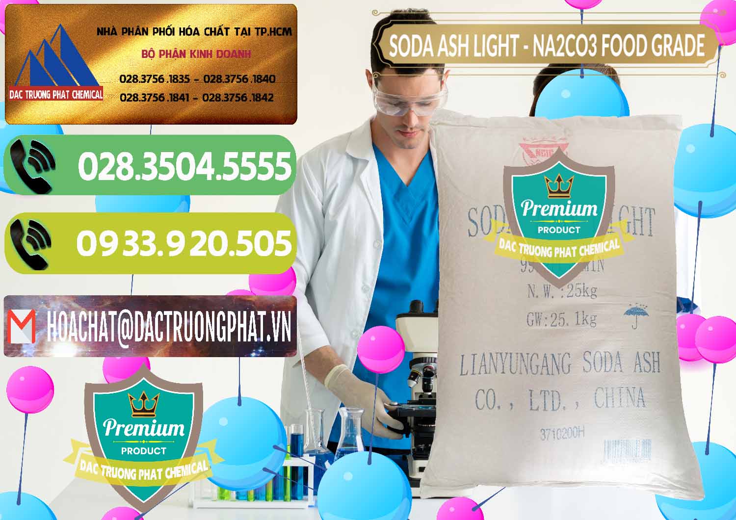 Soda Ash Light – NA2CO3 Food Grade Trung Quốc China Đơn vị chuyên cung cấp và bán Soda Ash Light – NA2CO3 Food Grade Trung Quốc China - 0127 - Nơi chuyên nhập khẩu ( phân phối ) hóa chất tại TP.HCM - hoachatmientay.vn