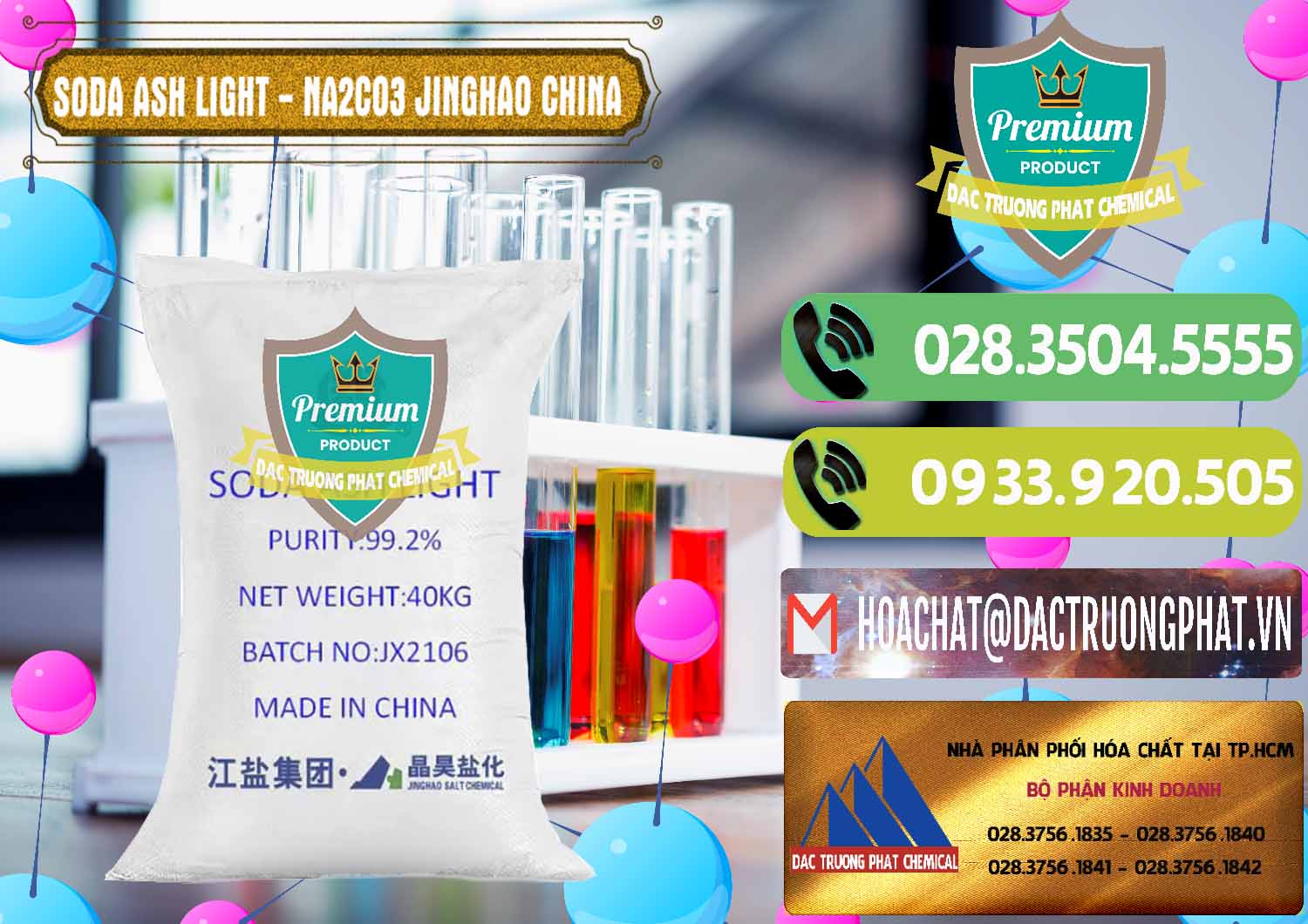 Nơi bán _ phân phối Soda Ash Light - NA2CO3 Jinghao Trung Quốc China - 0339 - Chuyên nhập khẩu _ cung cấp hóa chất tại TP.HCM - hoachatmientay.vn