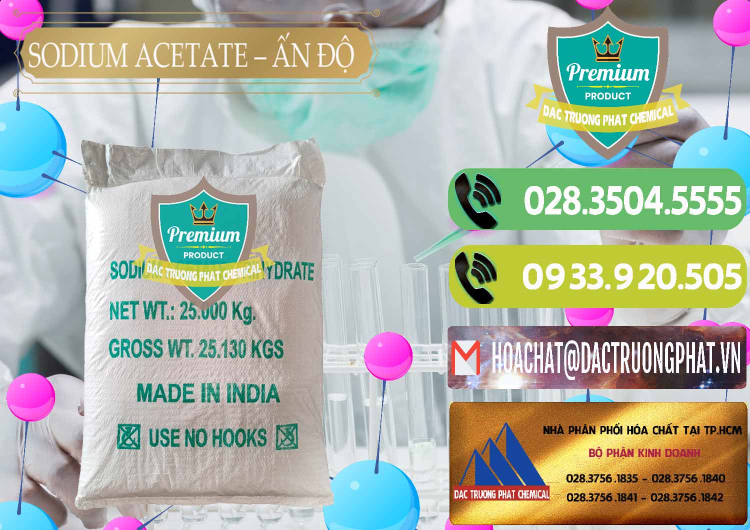 Cty bán và cung cấp Sodium Acetate - Natri Acetate Ấn Độ India - 0133 - Cty bán và cung cấp hóa chất tại TP.HCM - hoachatmientay.vn