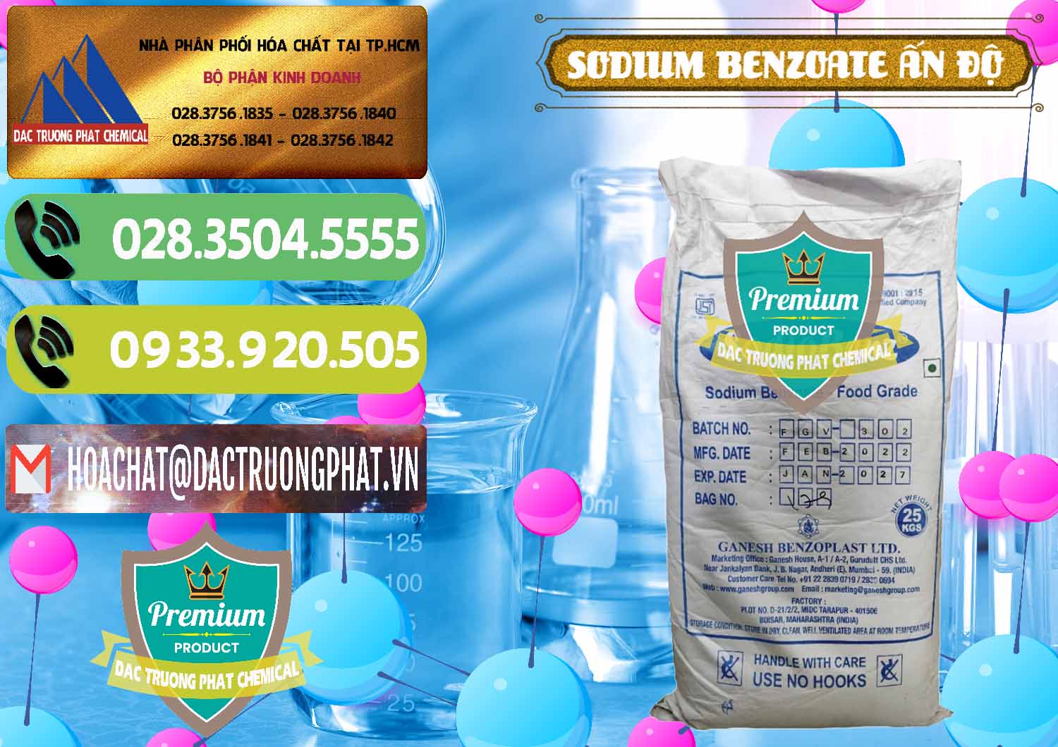 Cty phân phối & bán Sodium Benzoate - Mốc Bột Ấn Độ India - 0361 - Nơi cung ứng & phân phối hóa chất tại TP.HCM - hoachatmientay.vn