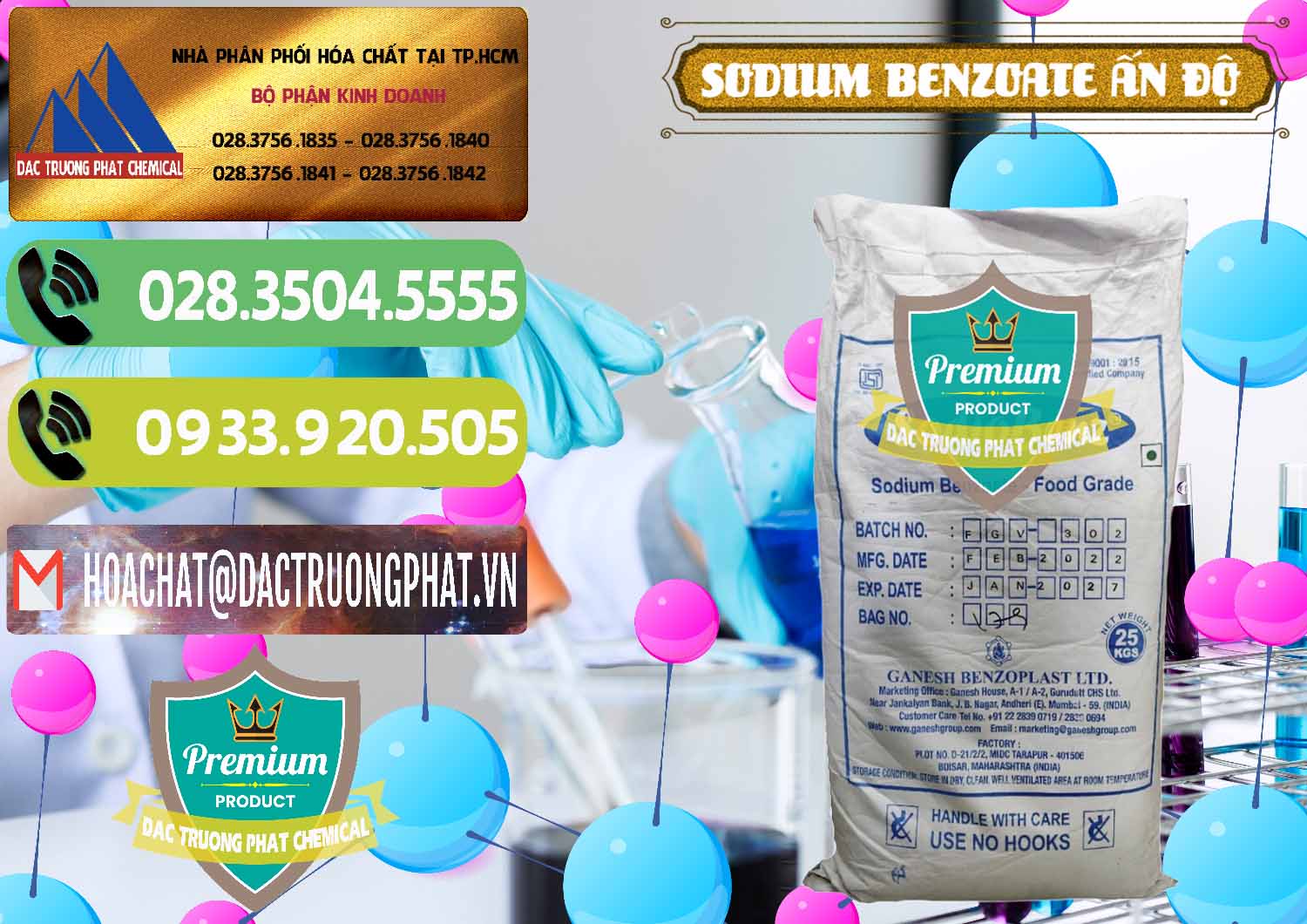 Nơi chuyên bán - cung cấp Sodium Benzoate - Mốc Bột Ấn Độ India - 0361 - Đơn vị chuyên kinh doanh và cung cấp hóa chất tại TP.HCM - hoachatmientay.vn