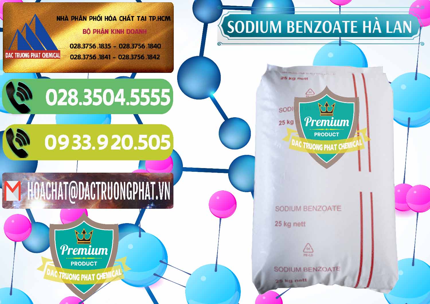 Nơi bán & cung ứng Sodium Benzoate - Mốc Bột Chữ Cam Hà Lan Netherlands - 0360 - Phân phối _ kinh doanh hóa chất tại TP.HCM - hoachatmientay.vn