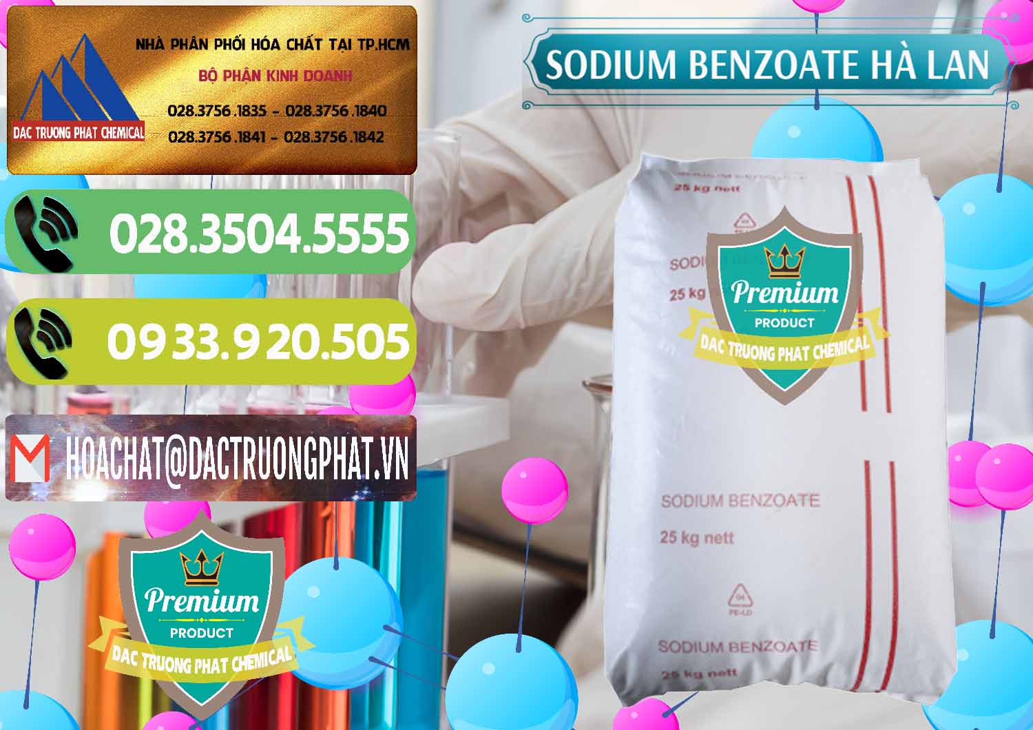 Cty chuyên bán và phân phối Sodium Benzoate - Mốc Bột Chữ Cam Hà Lan Netherlands - 0360 - Cty chuyên cung cấp - nhập khẩu hóa chất tại TP.HCM - hoachatmientay.vn