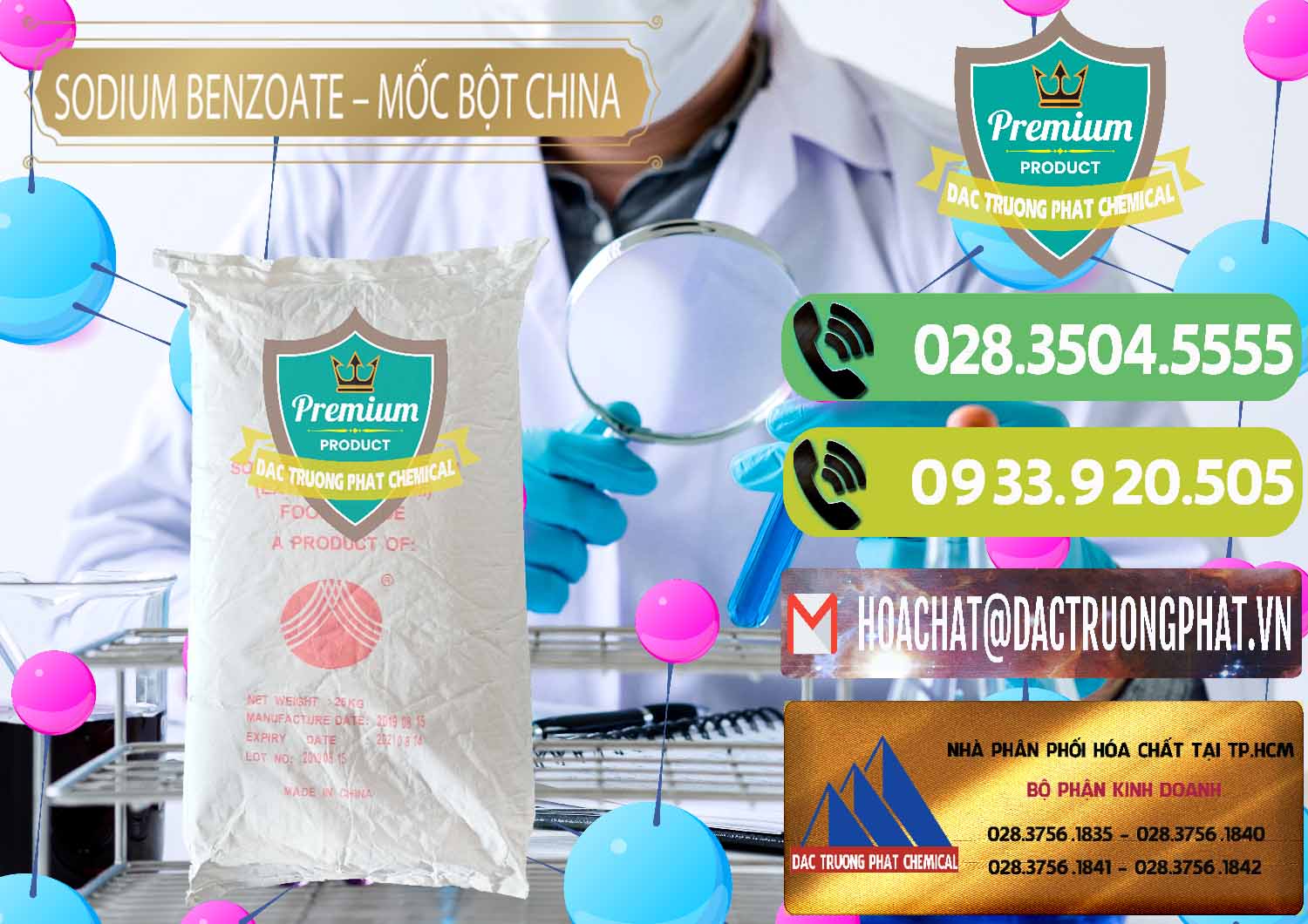 Cung cấp và bán Sodium Benzoate - Mốc Bột Chữ Cam Food Grade Trung Quốc China - 0135 - Chuyên bán và cung cấp hóa chất tại TP.HCM - hoachatmientay.vn