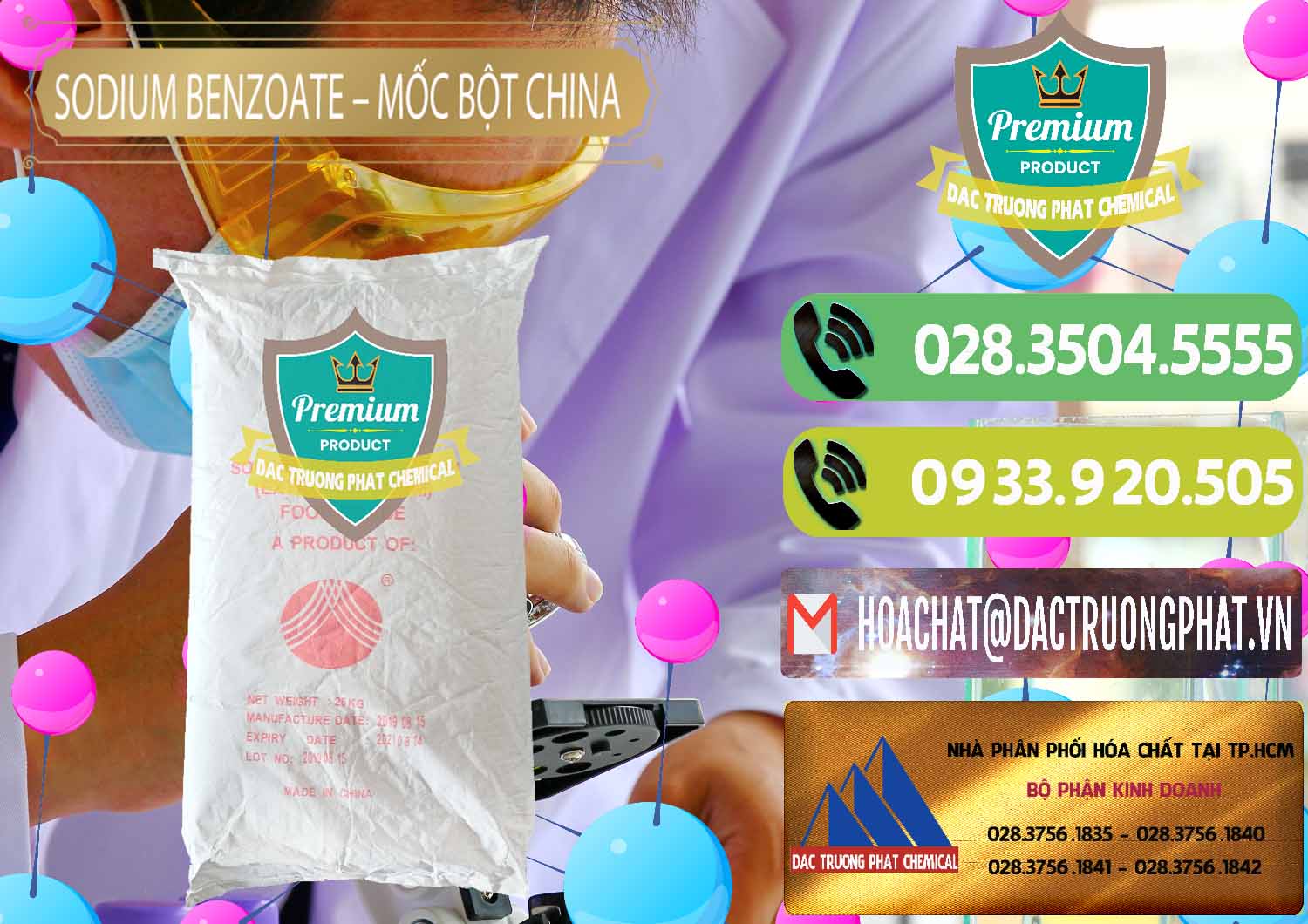 Công ty bán và cung cấp Sodium Benzoate - Mốc Bột Chữ Cam Food Grade Trung Quốc China - 0135 - Nơi phân phối & cung cấp hóa chất tại TP.HCM - hoachatmientay.vn