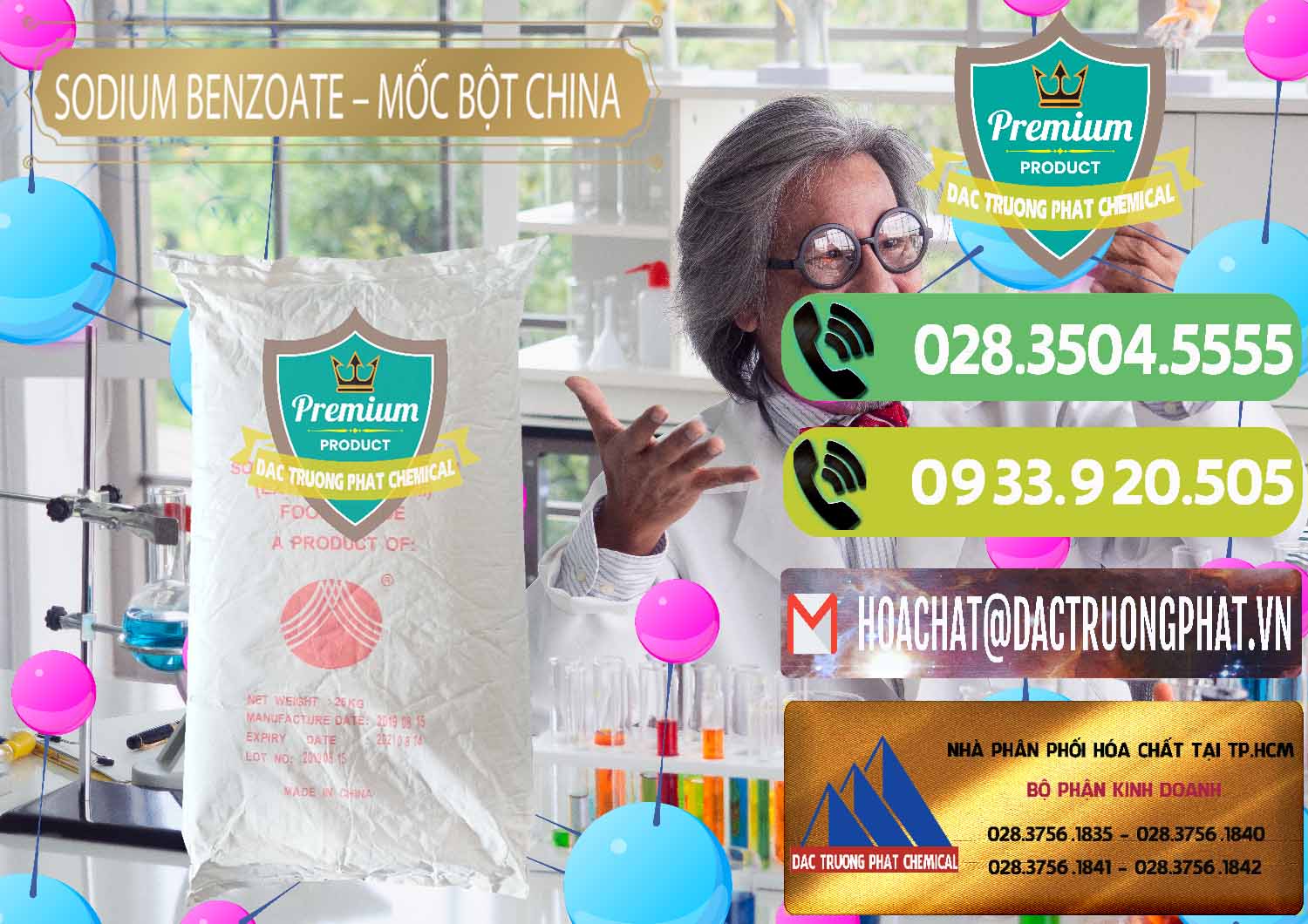 Bán và cung cấp Sodium Benzoate - Mốc Bột Chữ Cam Food Grade Trung Quốc China - 0135 - Công ty cung cấp và phân phối hóa chất tại TP.HCM - hoachatmientay.vn