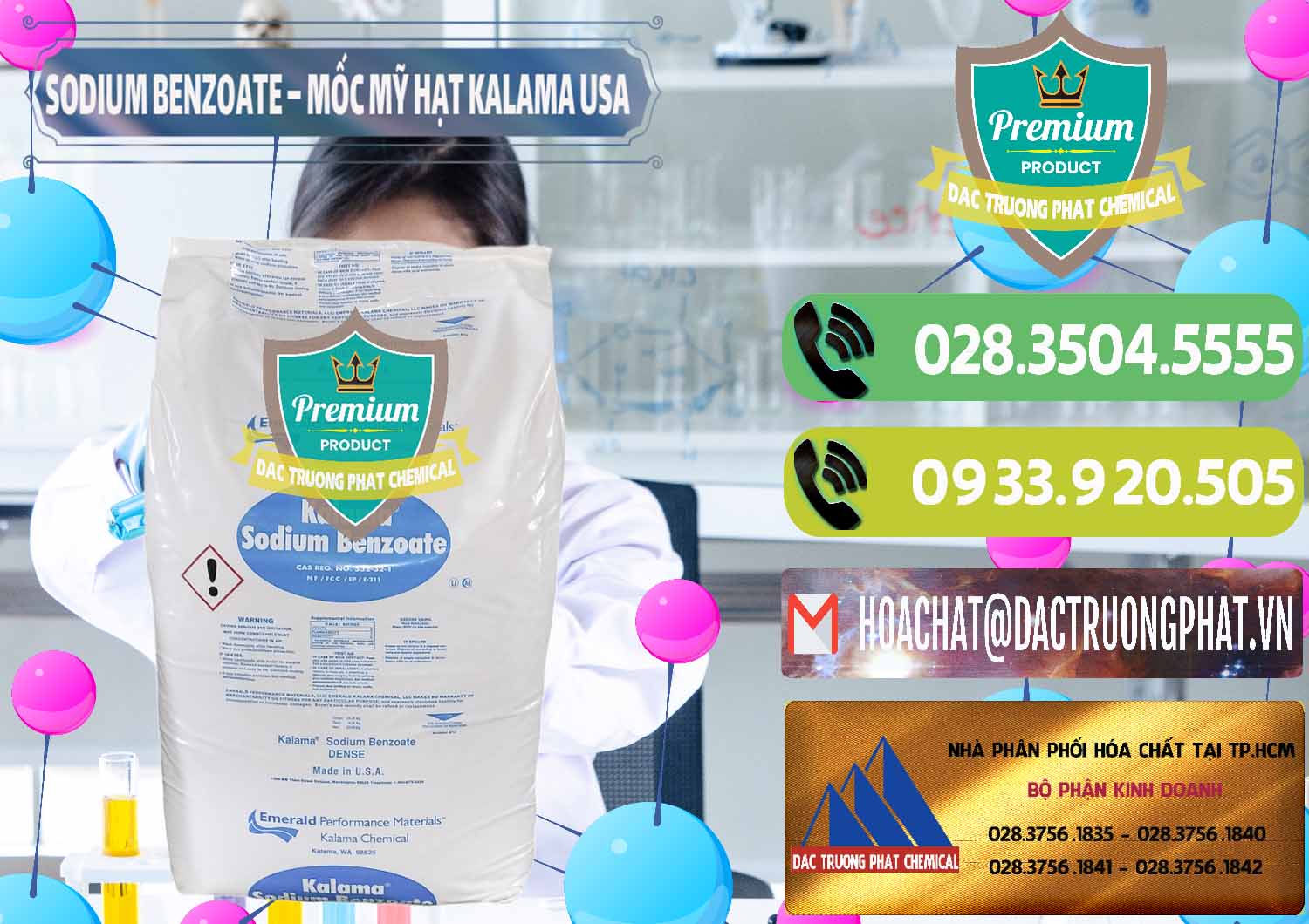 Công ty chuyên cung cấp & bán Sodium Benzoate - Mốc Hạt Kalama Food Grade Mỹ Usa - 0137 - Đơn vị chuyên bán và cung cấp hóa chất tại TP.HCM - hoachatmientay.vn