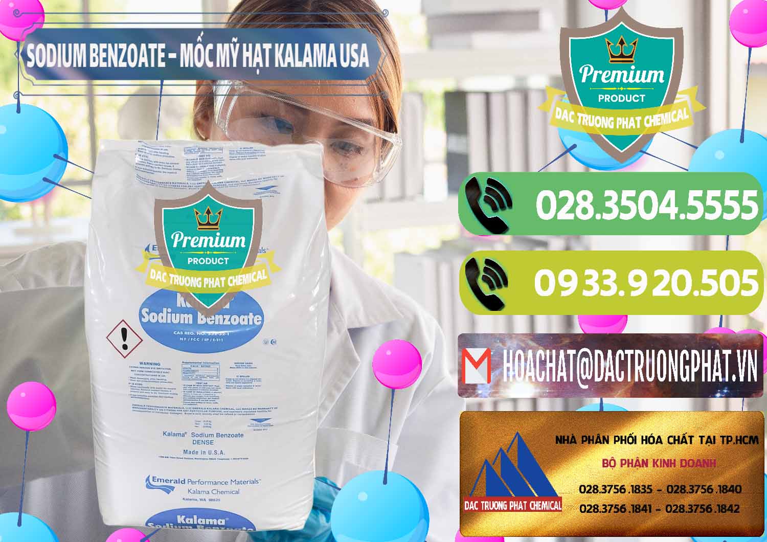 Sodium Benzoate - Mốc Hạt Kalama Food Grade Mỹ Usa Công ty nhập khẩu ( bán ) Sodium Benzoate - Mốc Hạt Kalama Food Grade Mỹ Usa - 0137 - Cty kinh doanh và cung cấp hóa chất tại TP.HCM - hoachatmientay.vn