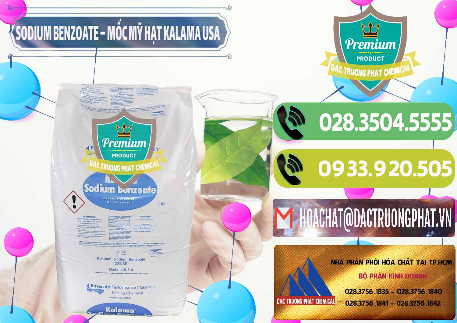 Sodium Benzoate - Mốc Hạt Kalama Food Grade Mỹ Usa Đơn vị phân phối ( bán ) Sodium Benzoate - Mốc Hạt Kalama Food Grade Mỹ Usa - 0137 - Công ty chuyên phân phối và bán hóa chất tại TP.HCM - hoachatmientay.vn