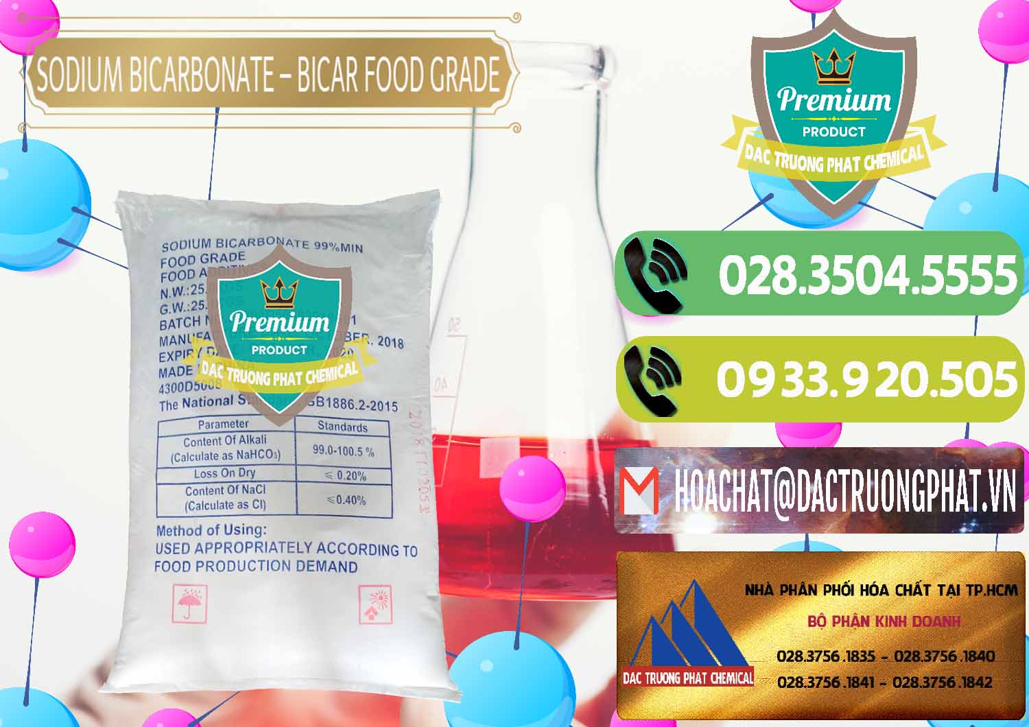 Đơn vị chuyên nhập khẩu - bán Sodium Bicarbonate – Bicar NaHCO3 Food Grade Trung Quốc China - 0138 - Chuyên nhập khẩu và phân phối hóa chất tại TP.HCM - hoachatmientay.vn