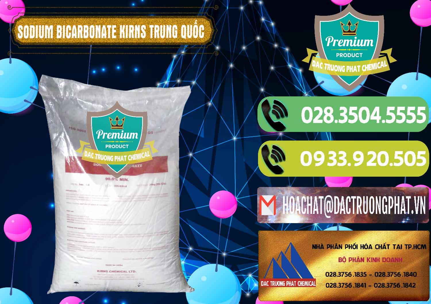 Bán - cung cấp Sodium Bicarbonate – Bicar NaHCO3 Food Grade Kirns Trung Quốc - 0217 - Nơi chuyên cung cấp ( kinh doanh ) hóa chất tại TP.HCM - hoachatmientay.vn