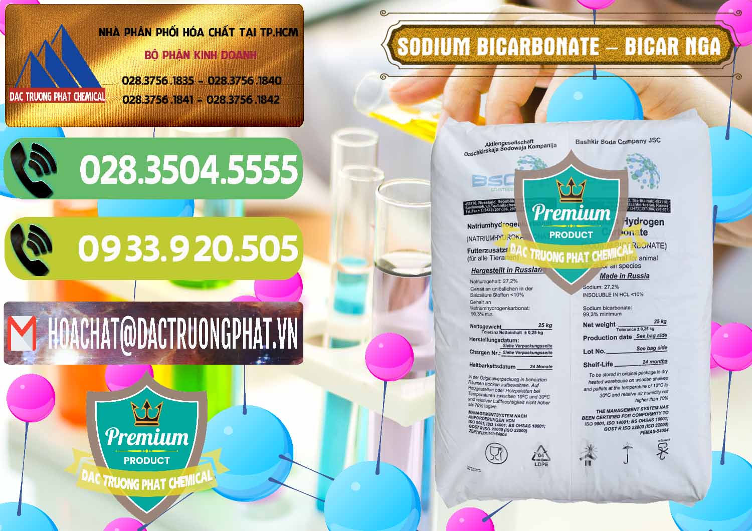 Công ty cung ứng & bán Sodium Bicarbonate – Bicar NaHCO3 Nga Russia - 0425 - Phân phối và cung cấp hóa chất tại TP.HCM - hoachatmientay.vn