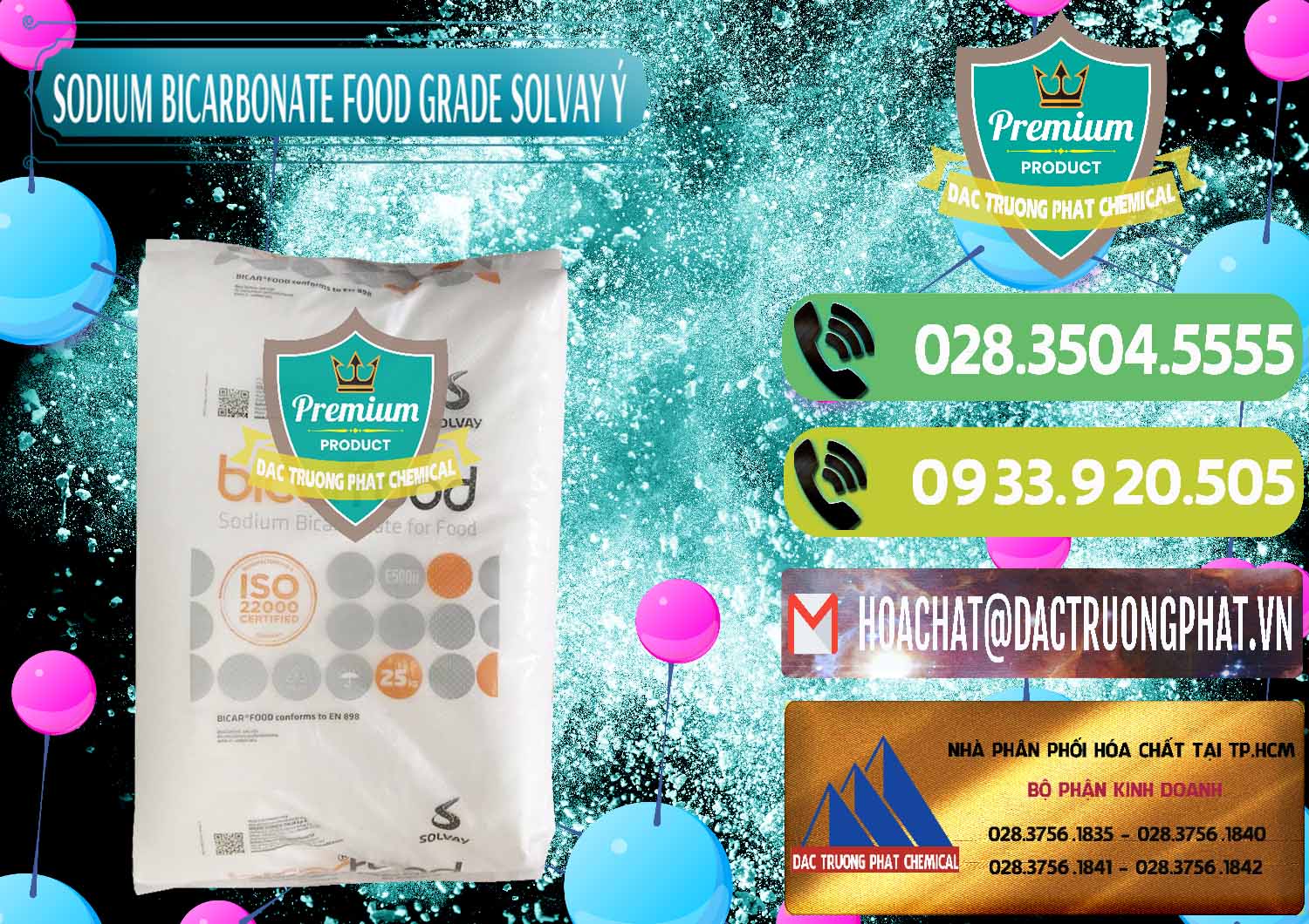 Chuyên kinh doanh _ bán Sodium Bicarbonate – Bicar NaHCO3 Food Grade Solvay Ý Italy - 0220 - Cty phân phối & cung ứng hóa chất tại TP.HCM - hoachatmientay.vn