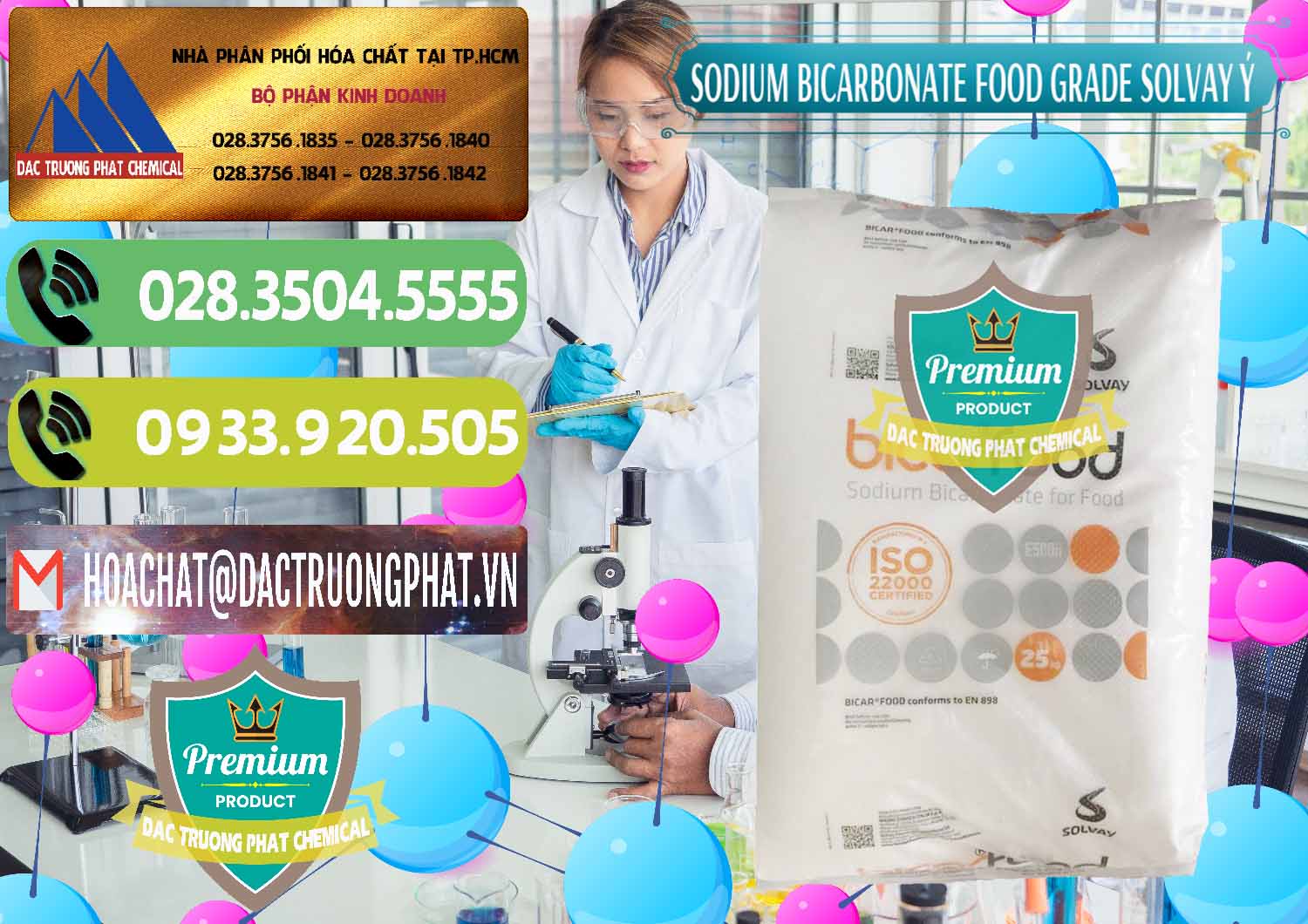 Bán _ cung cấp Sodium Bicarbonate – Bicar NaHCO3 Food Grade Solvay Ý Italy - 0220 - Đơn vị kinh doanh _ phân phối hóa chất tại TP.HCM - hoachatmientay.vn