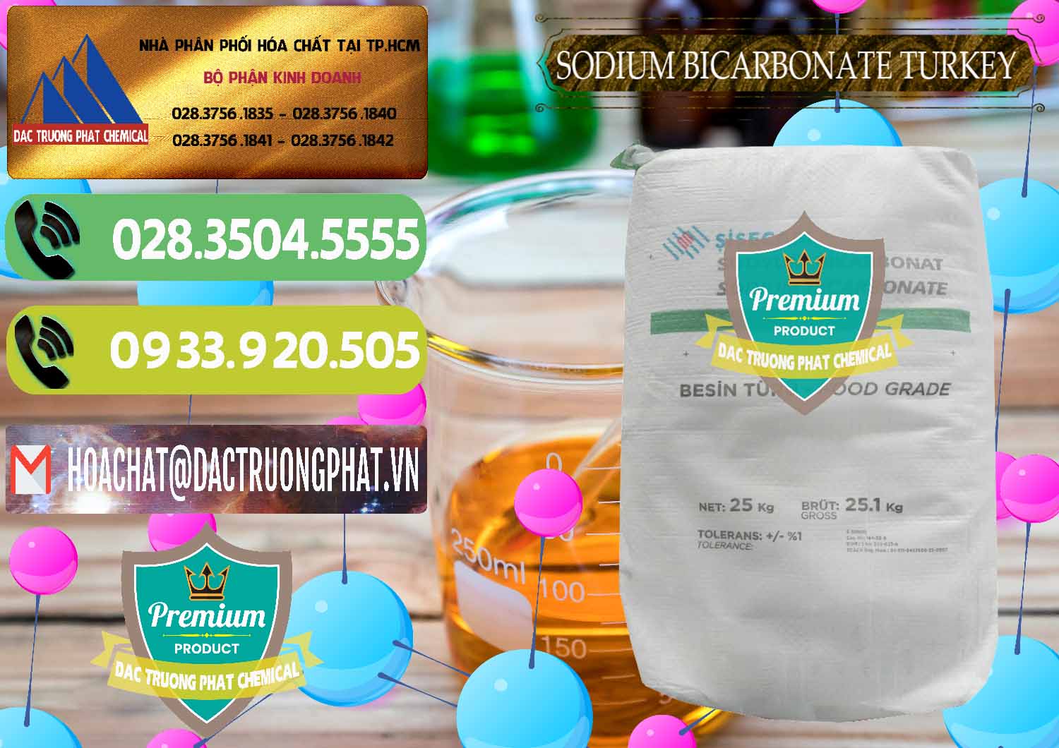 Nhà cung cấp ( bán ) Sodium Bicarbonate – Bicar NaHCO3 Food Grade Thổ Nhĩ Kỳ Turkey - 0219 - Nhà phân phối & bán hóa chất tại TP.HCM - hoachatmientay.vn