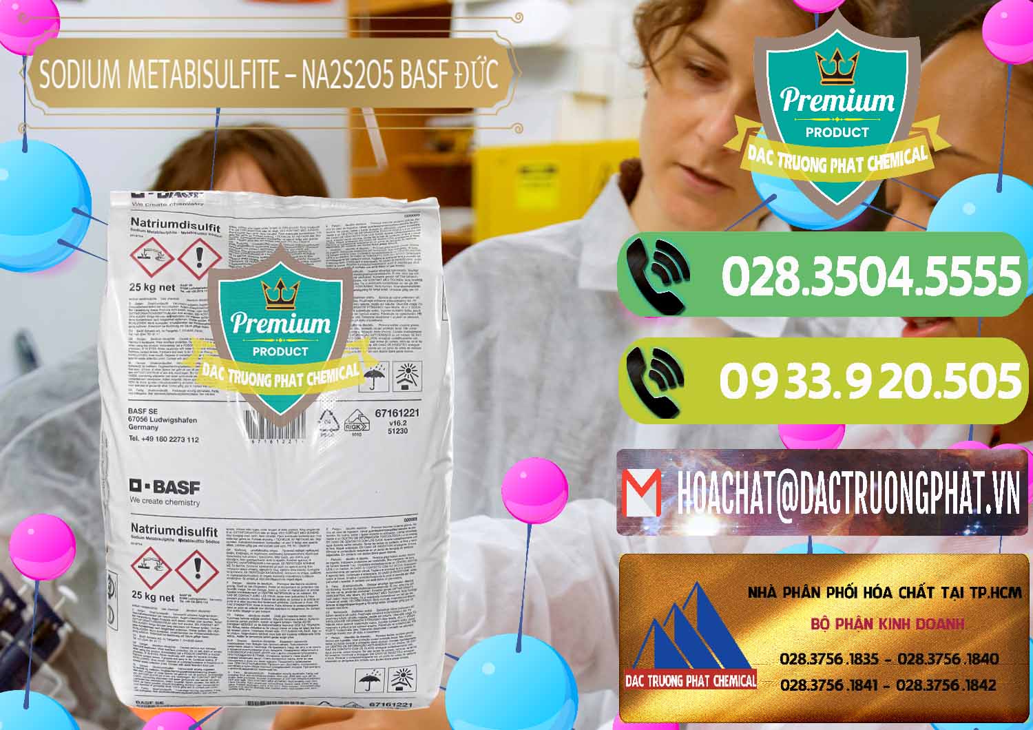 Bán ( phân phối ) Sodium Metabisulfite - NA2S2O5 Food Grade BASF Đức Germany - 0143 - Đơn vị bán _ phân phối hóa chất tại TP.HCM - hoachatmientay.vn
