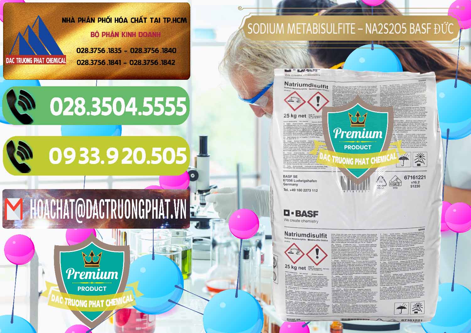 Công ty chuyên bán ( cung cấp ) Sodium Metabisulfite - NA2S2O5 Food Grade BASF Đức Germany - 0143 - Đơn vị cung cấp _ phân phối hóa chất tại TP.HCM - hoachatmientay.vn