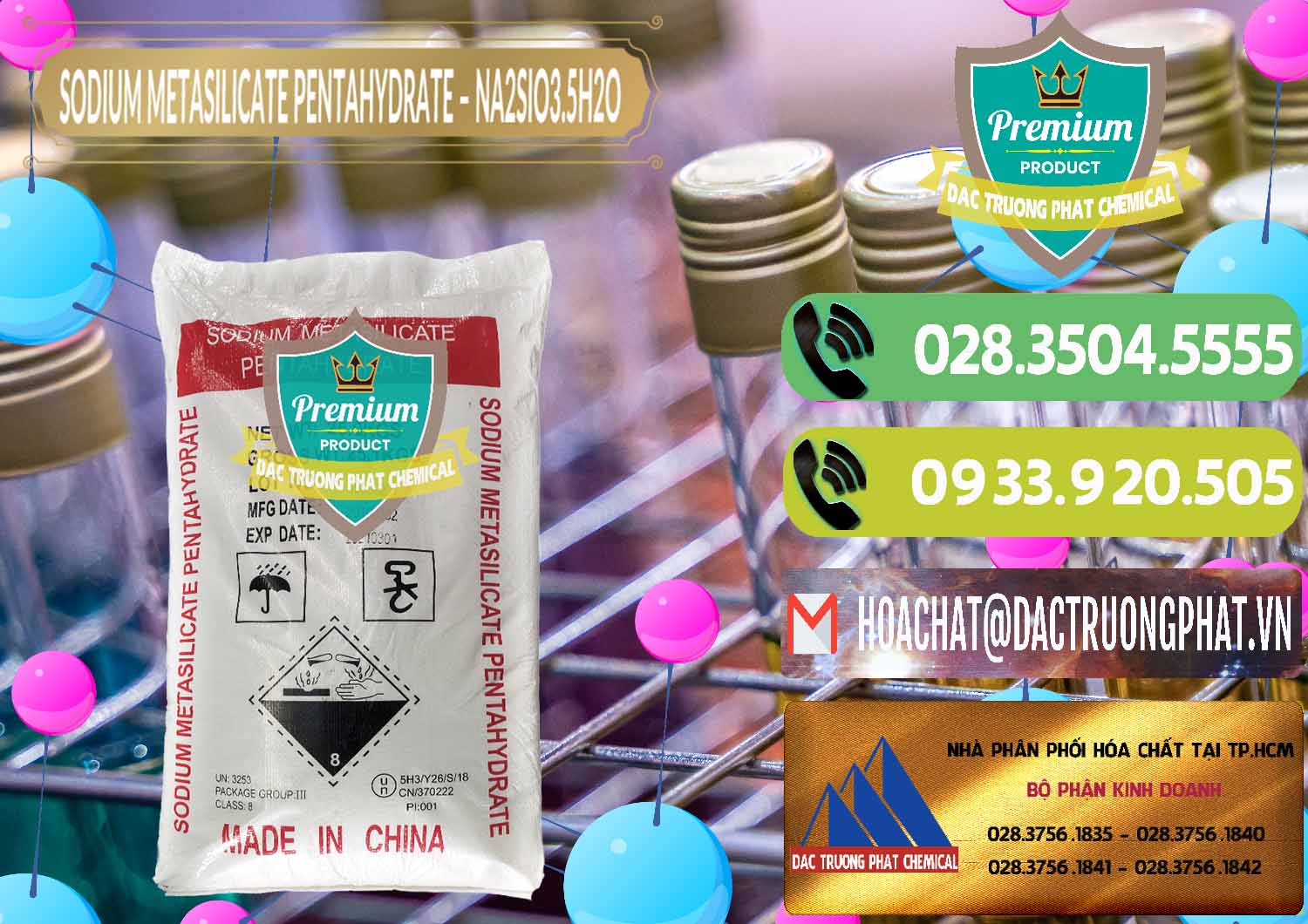 Chuyên cung cấp _ bán Sodium Metasilicate Pentahydrate – Silicate Bột Trung Quốc China - 0147 - Đơn vị chuyên bán và cung cấp hóa chất tại TP.HCM - hoachatmientay.vn