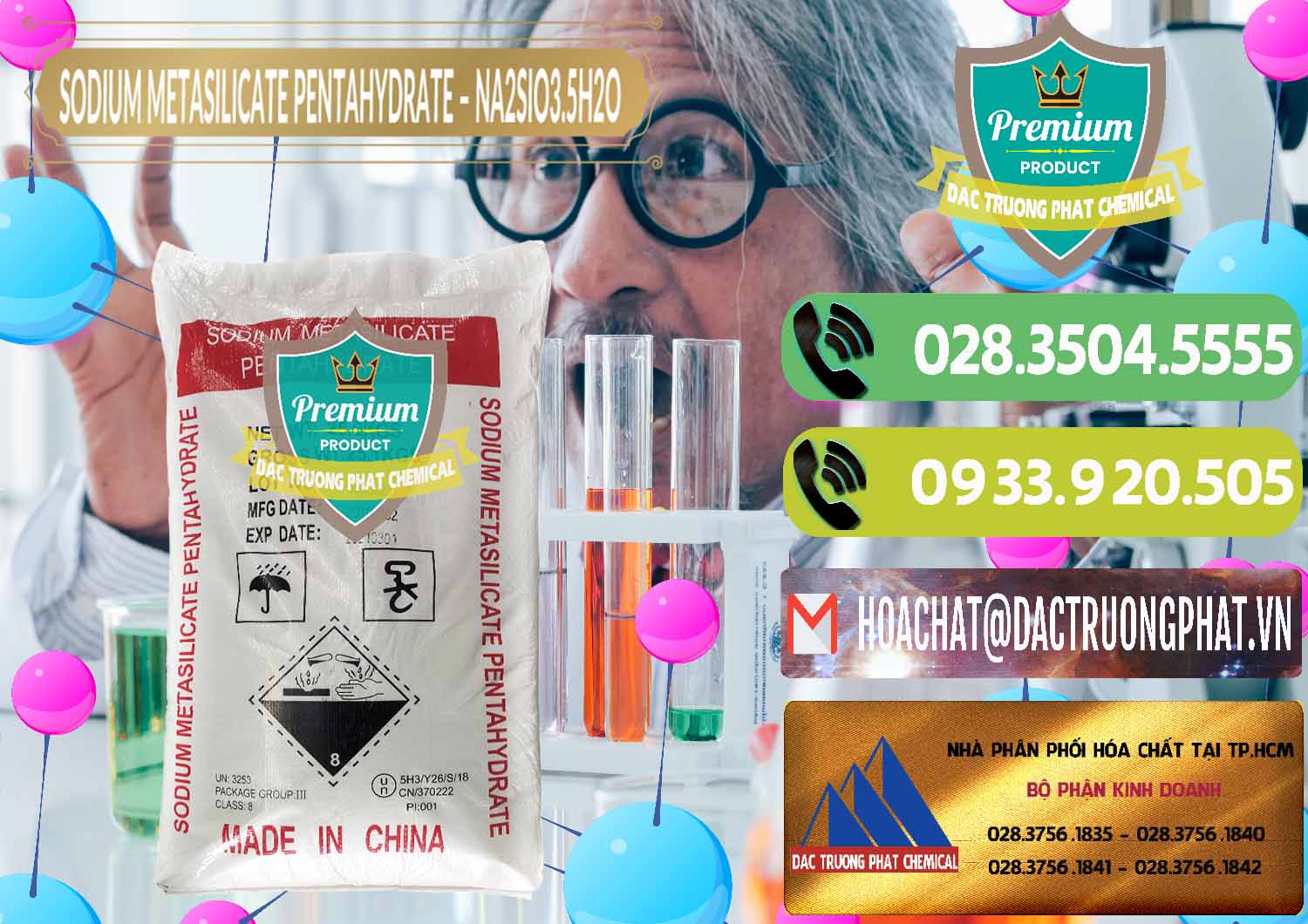 Nơi bán _ cung ứng Sodium Metasilicate Pentahydrate – Silicate Bột Trung Quốc China - 0147 - Nơi phân phối _ cung cấp hóa chất tại TP.HCM - hoachatmientay.vn