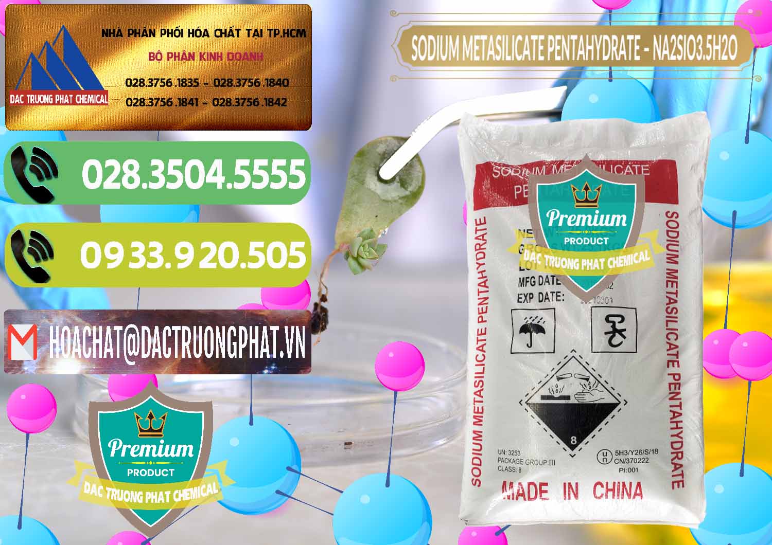 Cty cung cấp _ bán Sodium Metasilicate Pentahydrate – Silicate Bột Trung Quốc China - 0147 - Nơi phân phối - nhập khẩu hóa chất tại TP.HCM - hoachatmientay.vn