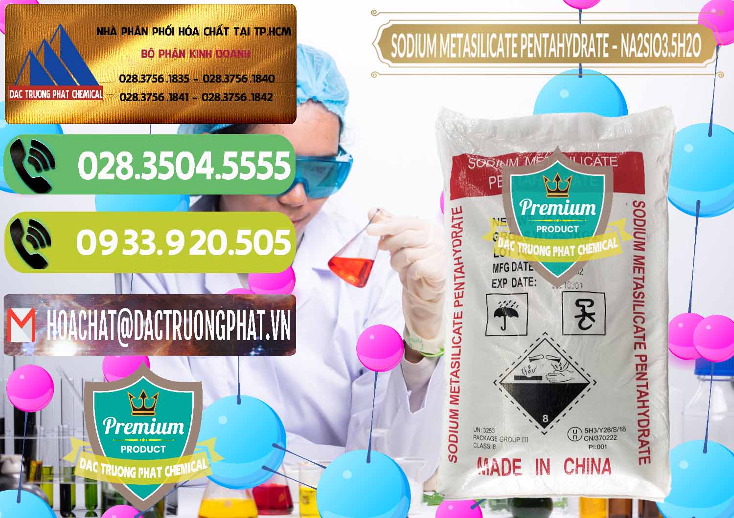 Nhập khẩu - bán Sodium Metasilicate Pentahydrate – Silicate Bột Trung Quốc China - 0147 - Cty phân phối & kinh doanh hóa chất tại TP.HCM - hoachatmientay.vn