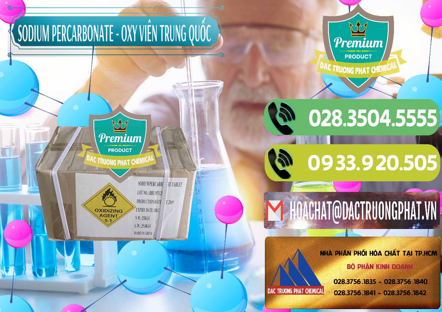 Chuyên phân phối và bán Sodium Percarbonate - Oxy Dạng Viên Trung Quốc China - 0329 - Công ty phân phối và cung cấp hóa chất tại TP.HCM - hoachatmientay.vn