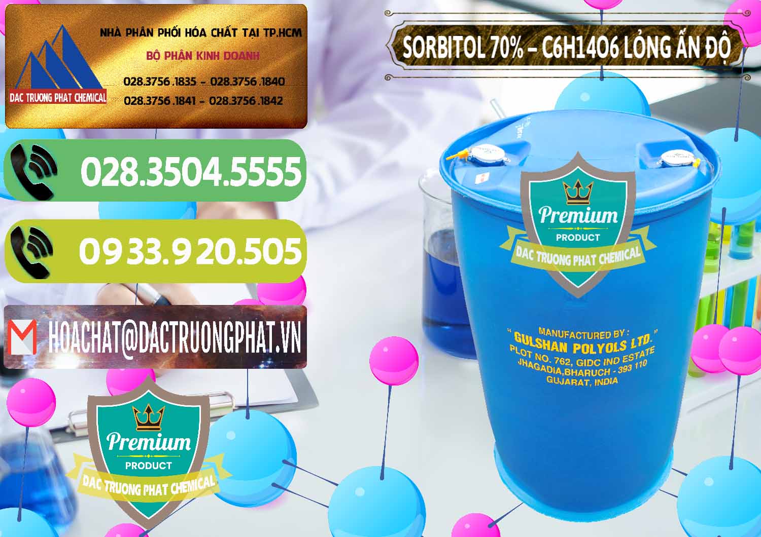 Chuyên kinh doanh _ bán Sorbitol - C6H14O6 Lỏng 70% Food Grade Ấn Độ India - 0152 - Nơi nhập khẩu _ cung cấp hóa chất tại TP.HCM - hoachatmientay.vn