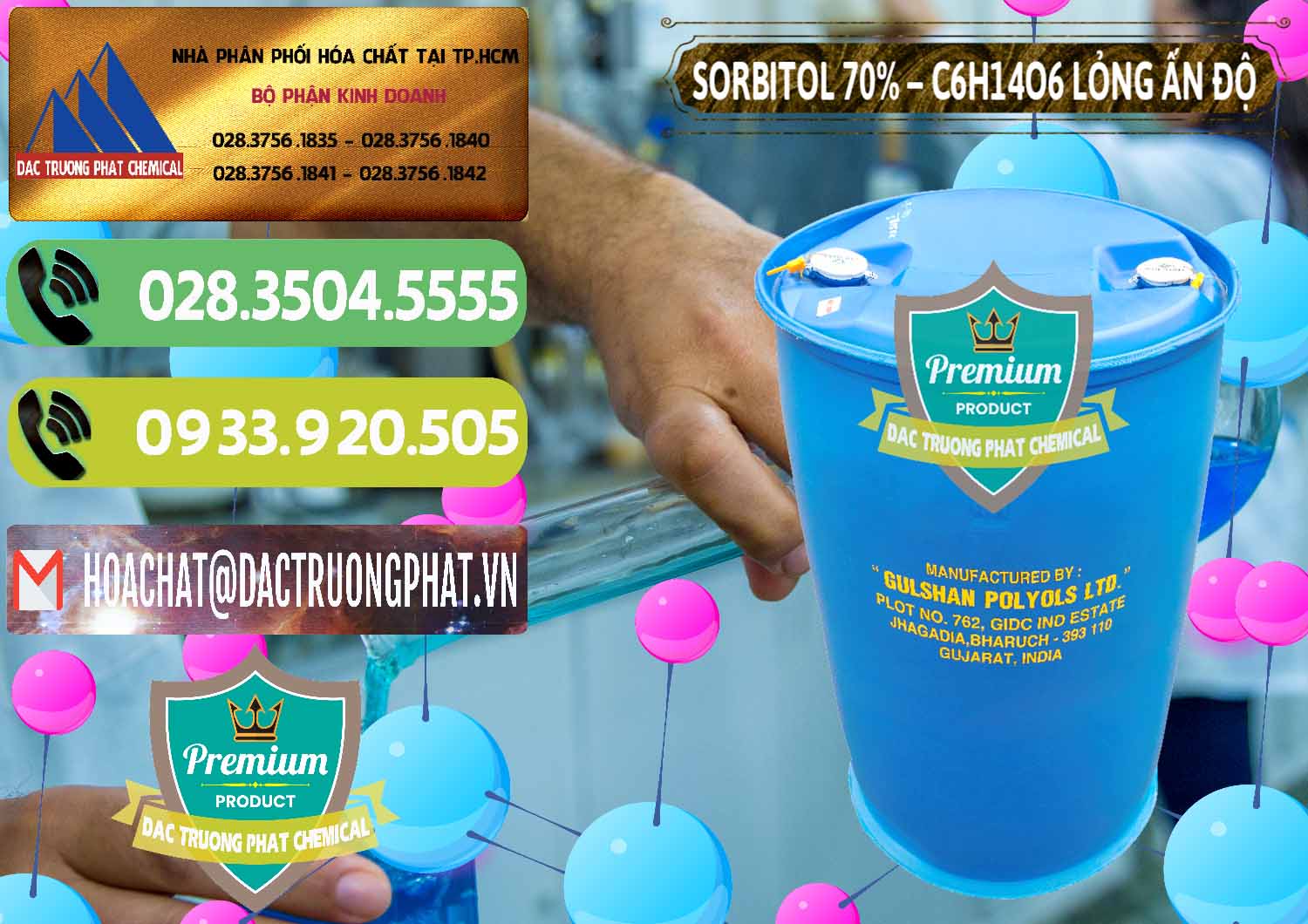 Nhập khẩu _ bán Sorbitol - C6H14O6 Lỏng 70% Food Grade Ấn Độ India - 0152 - Nhà phân phối và nhập khẩu hóa chất tại TP.HCM - hoachatmientay.vn