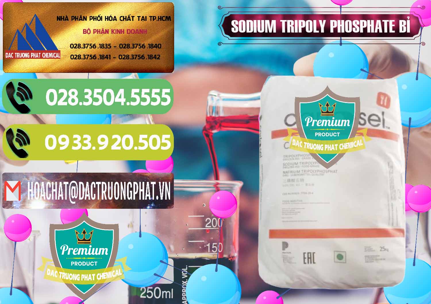Nơi chuyên nhập khẩu & bán Sodium Tripoly Phosphate - STPP Carfosel 991 Bỉ Belgium - 0429 - Chuyên phân phối - bán hóa chất tại TP.HCM - hoachatmientay.vn