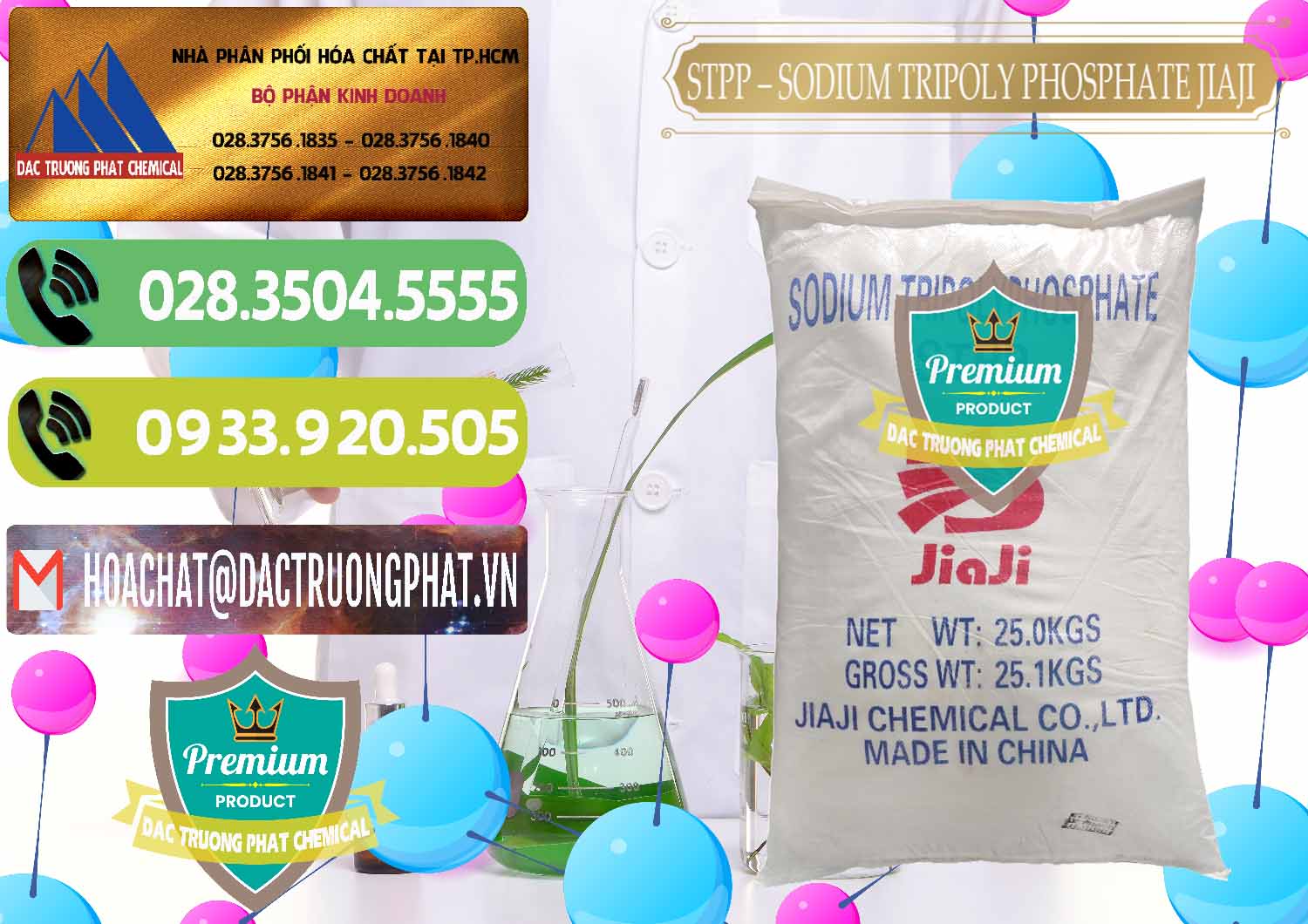 Cty bán và cung ứng Sodium Tripoly Phosphate - STPP Jiaji Trung Quốc China - 0154 - Nhà cung cấp _ bán hóa chất tại TP.HCM - hoachatmientay.vn
