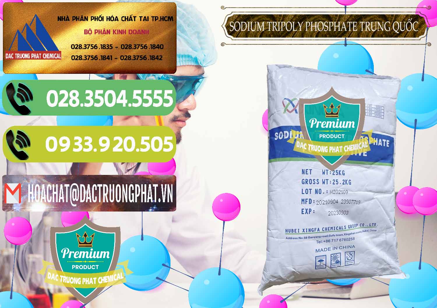 Nơi chuyên phân phối & bán Sodium Tripoly Phosphate - STPP 96% Xingfa Trung Quốc China - 0433 - Đơn vị phân phối - cung cấp hóa chất tại TP.HCM - hoachatmientay.vn