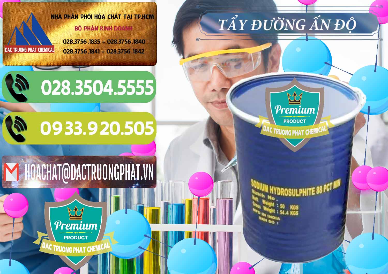 Nhà cung cấp - bán Tẩy Đường - NA2S2O4 Ấn Độ India - 0363 - Cty phân phối và nhập khẩu hóa chất tại TP.HCM - hoachatmientay.vn