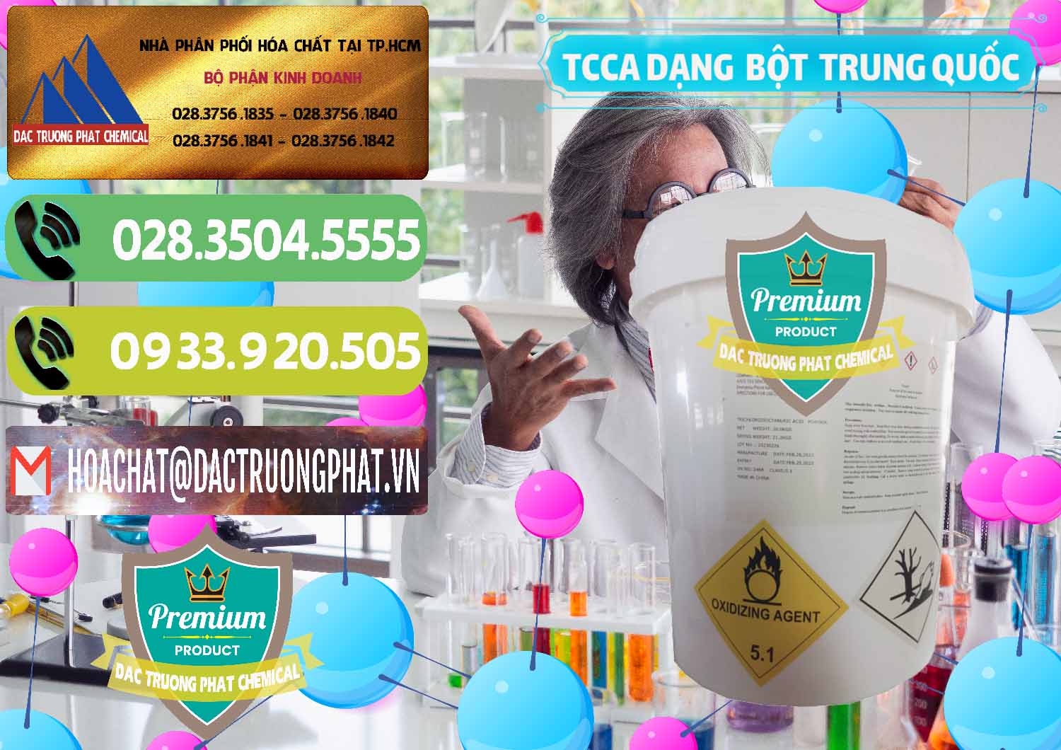 Nơi chuyên bán _ cung ứng TCCA - Acid Trichloroisocyanuric Dạng Bột Thùng 20kg Trung Quốc China - 0386 - Công ty kinh doanh & phân phối hóa chất tại TP.HCM - hoachatmientay.vn