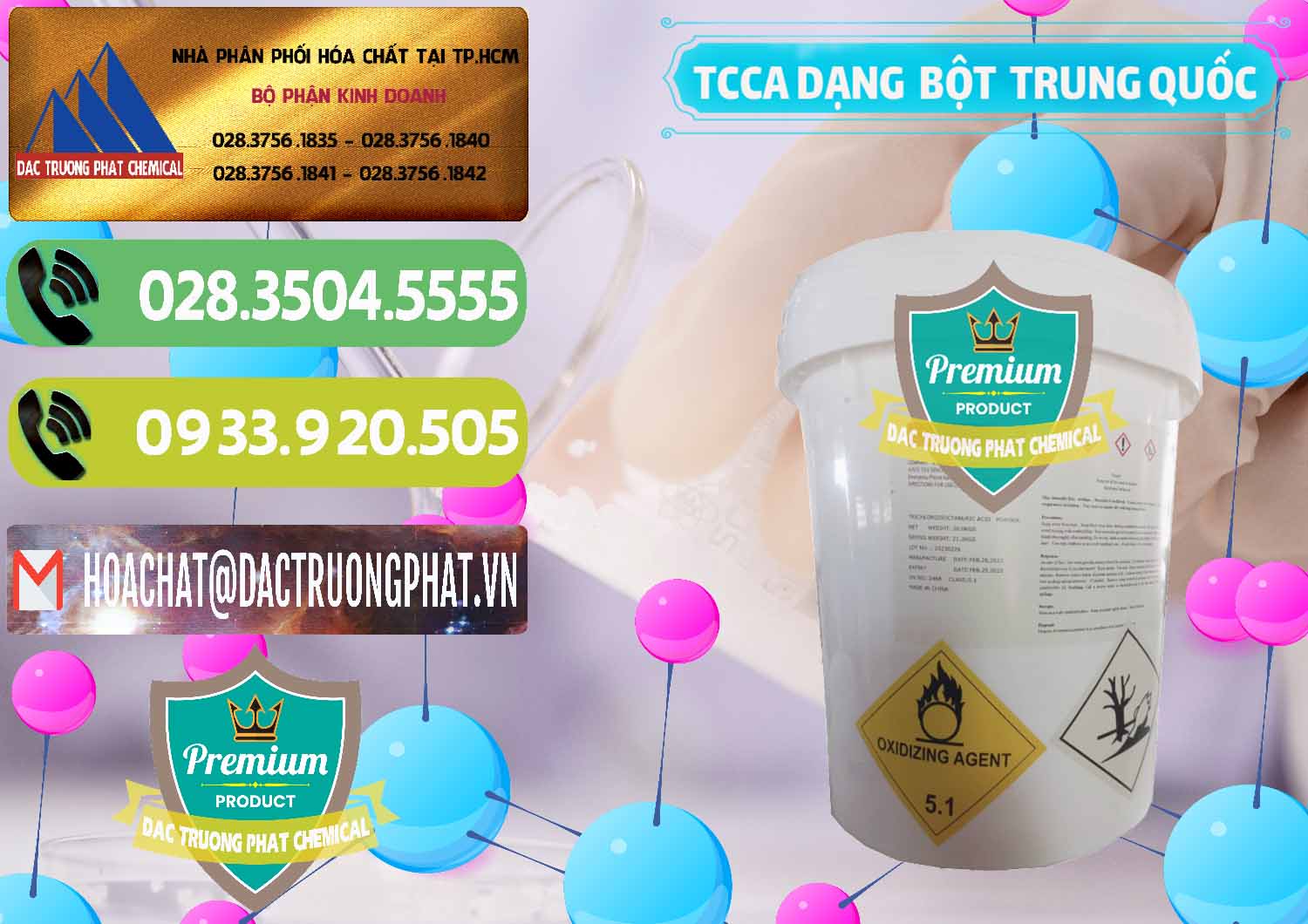 Đơn vị phân phối - bán TCCA - Acid Trichloroisocyanuric Dạng Bột Thùng 20kg Trung Quốc China - 0386 - Đơn vị chuyên nhập khẩu và cung cấp hóa chất tại TP.HCM - hoachatmientay.vn