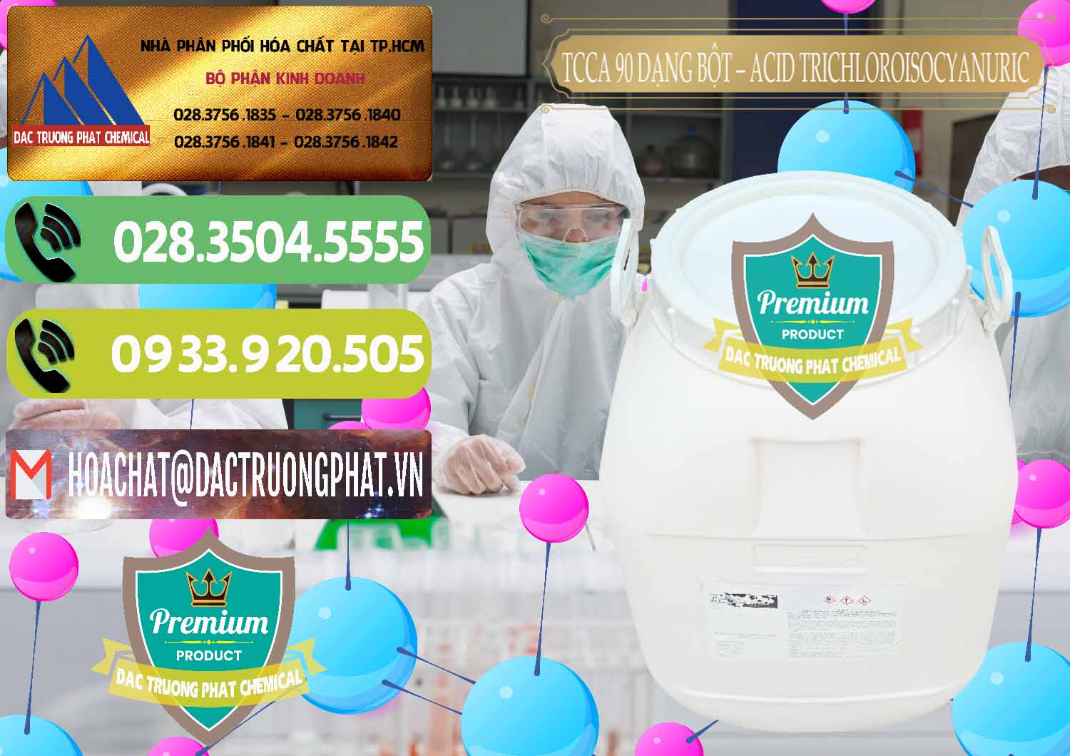 Công ty bán ( cung cấp ) TCCA - Acid Trichloroisocyanuric 90% Dạng Bột Trung Quốc China - 0161 - Công ty kinh doanh - phân phối hóa chất tại TP.HCM - hoachatmientay.vn
