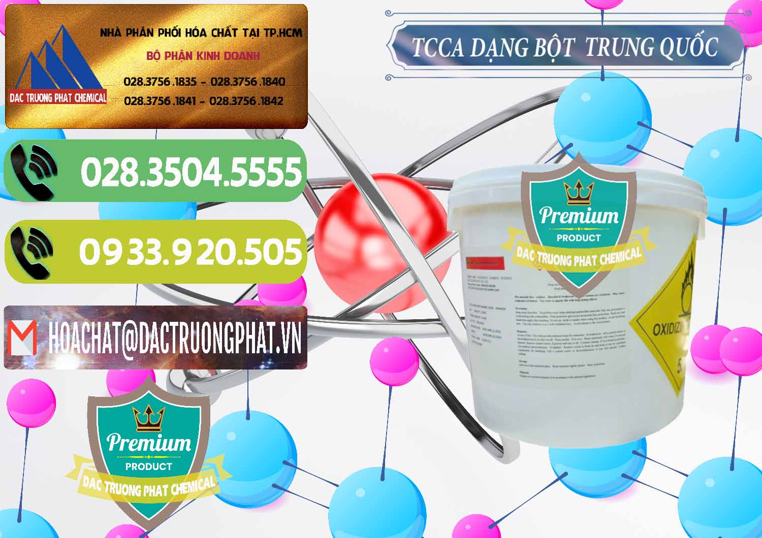 Kinh doanh và bán TCCA - Acid Trichloroisocyanuric Dạng Bột Thùng 5kg Trung Quốc China - 0378 - Đơn vị kinh doanh _ phân phối hóa chất tại TP.HCM - hoachatmientay.vn