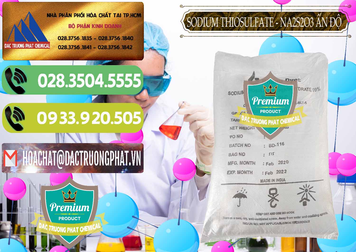 Công ty cung cấp và bán Sodium Thiosulfate - NA2S2O3 Ấn Độ India Bhanu Dyes - 0202 - Chuyên cung cấp - kinh doanh hóa chất tại TP.HCM - hoachatmientay.vn