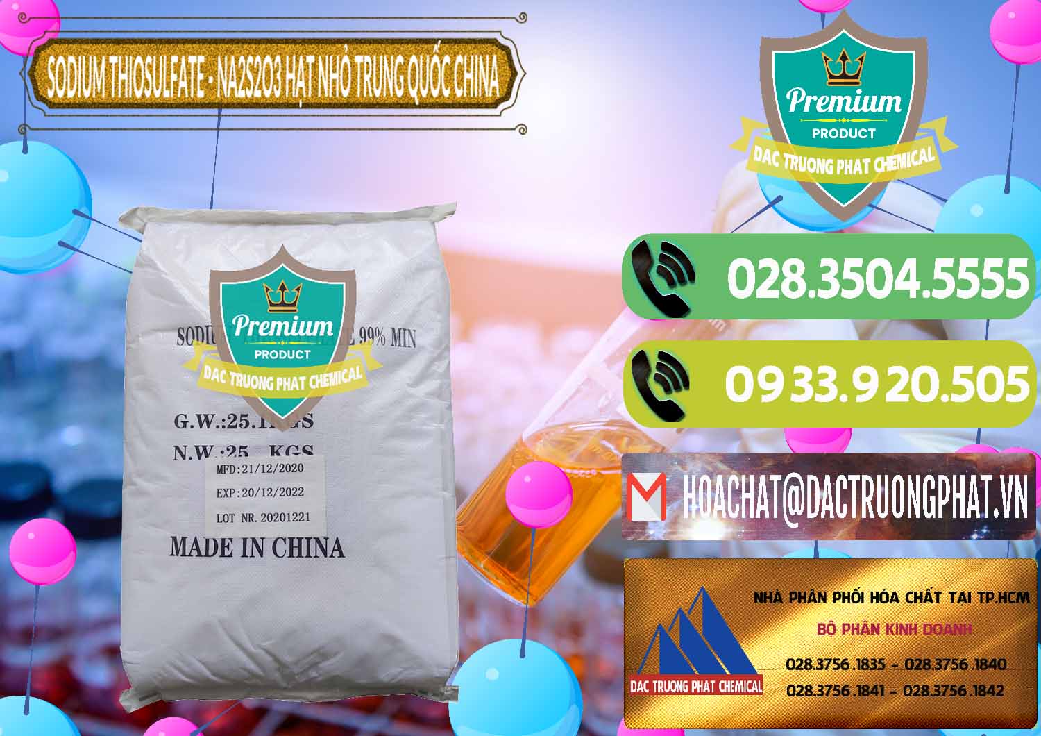 Nơi cung ứng _ bán Sodium Thiosulfate - NA2S2O3 Hạt Nhỏ Trung Quốc China - 0204 - Phân phối & nhập khẩu hóa chất tại TP.HCM - hoachatmientay.vn