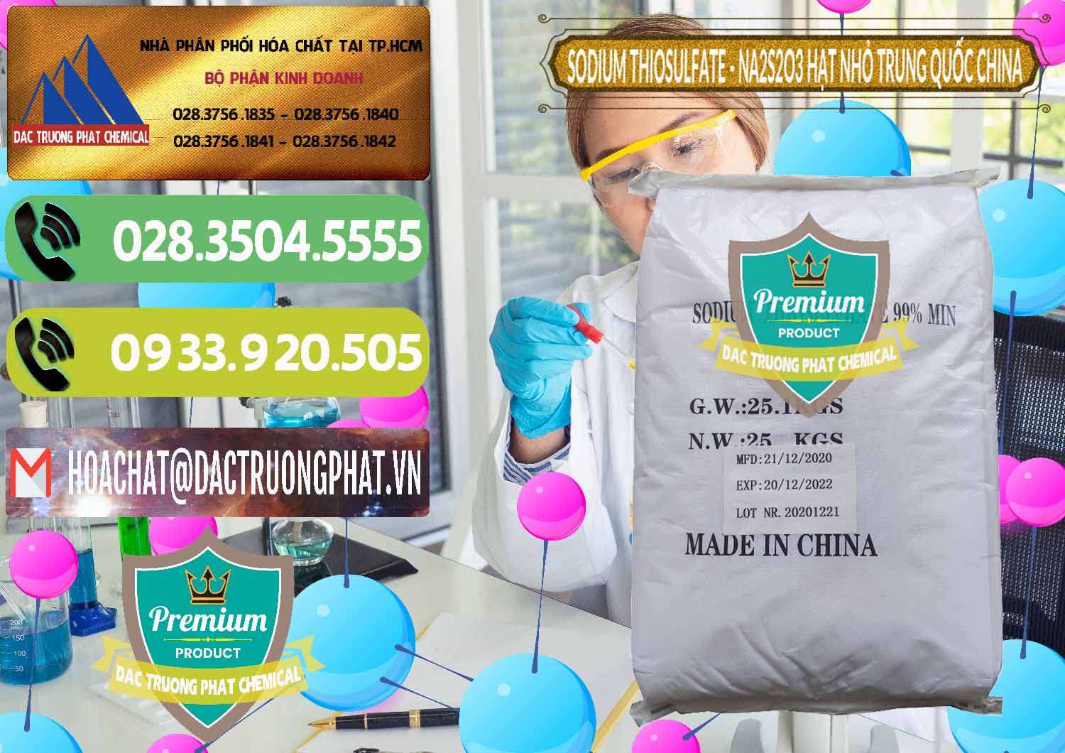 Công ty chuyên nhập khẩu và bán Sodium Thiosulfate - NA2S2O3 Hạt Nhỏ Trung Quốc China - 0204 - Công ty nhập khẩu ( phân phối ) hóa chất tại TP.HCM - hoachatmientay.vn