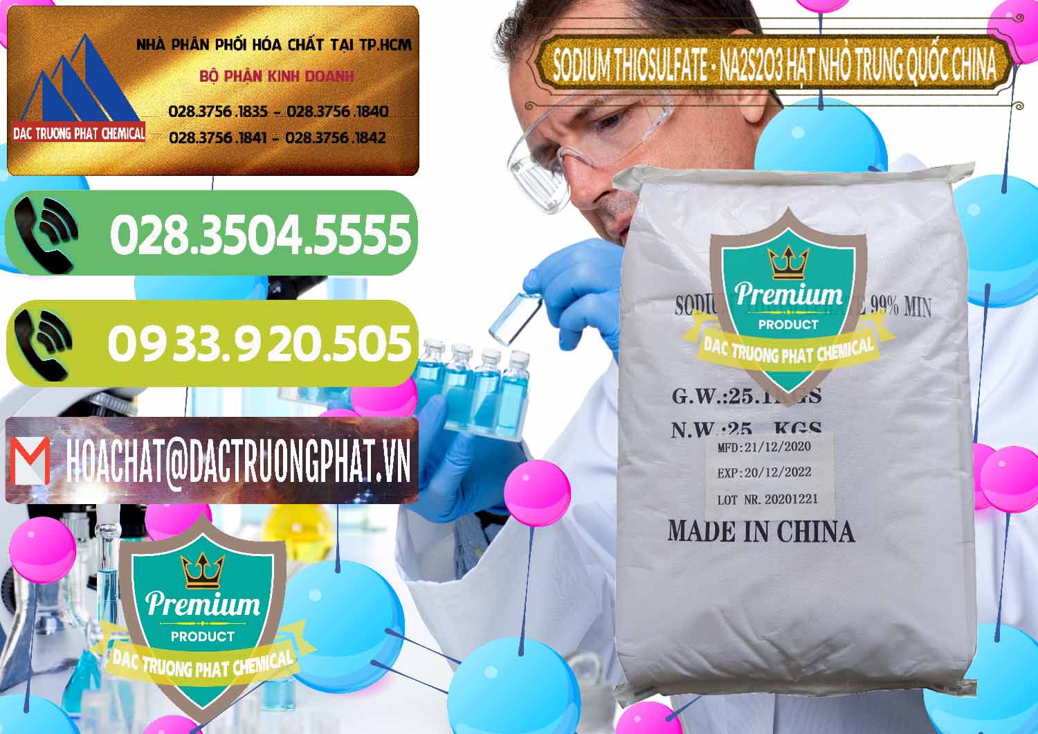Công ty chuyên cung ứng ( bán ) Sodium Thiosulfate - NA2S2O3 Hạt Nhỏ Trung Quốc China - 0204 - Nơi chuyên nhập khẩu và cung cấp hóa chất tại TP.HCM - hoachatmientay.vn