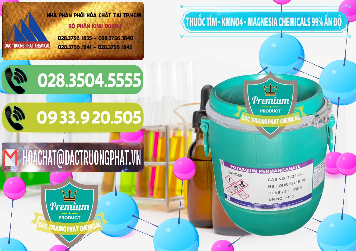 Cty chuyên cung ứng - bán Thuốc Tím - KMNO4 Magnesia Chemicals 99% Ấn Độ India - 0251 - Đơn vị chuyên cung cấp - kinh doanh hóa chất tại TP.HCM - hoachatmientay.vn