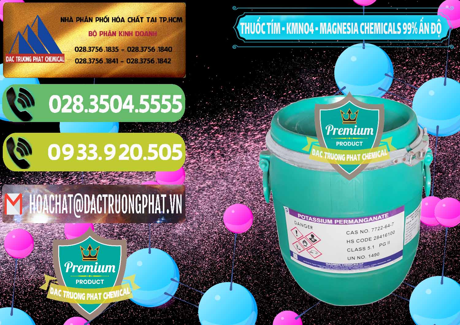 Cty chuyên bán _ cung cấp Thuốc Tím - KMNO4 Magnesia Chemicals 99% Ấn Độ India - 0251 - Nơi cung cấp _ phân phối hóa chất tại TP.HCM - hoachatmientay.vn