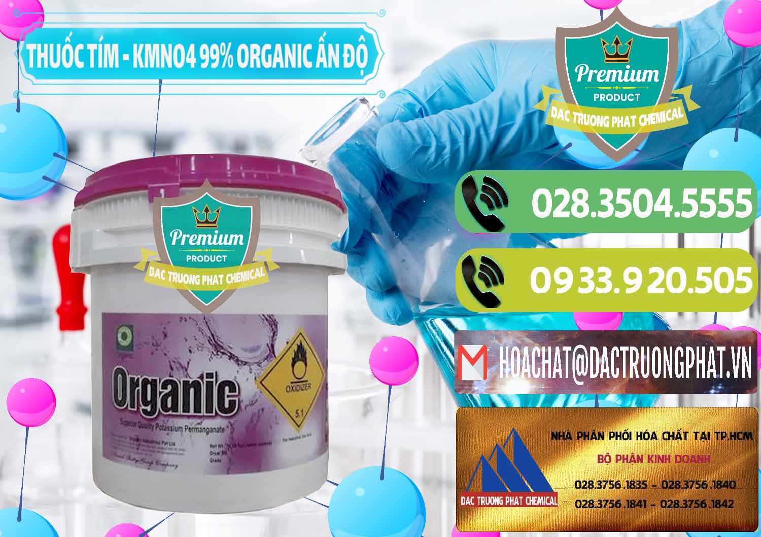 Công ty chuyên phân phối ( bán ) Thuốc Tím - KMNO4 99% Organic Ấn Độ India - 0216 - Chuyên cung cấp và nhập khẩu hóa chất tại TP.HCM - hoachatmientay.vn