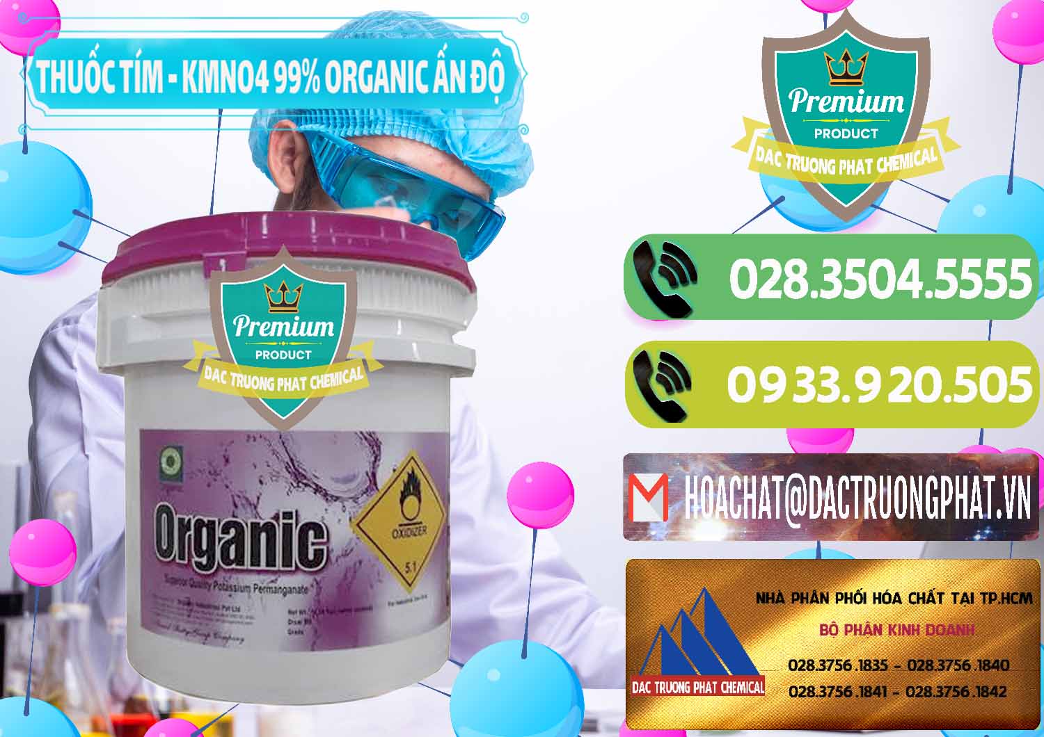 Công ty chuyên cung cấp và bán Thuốc Tím - KMNO4 99% Organic Ấn Độ India - 0216 - Nhà phân phối - cung cấp hóa chất tại TP.HCM - hoachatmientay.vn