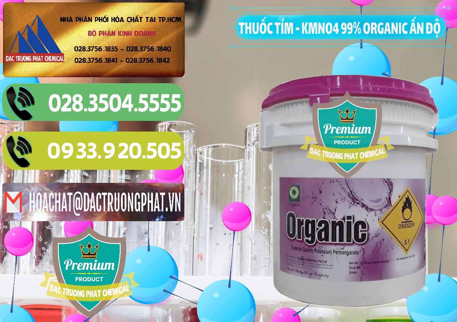 Cty chuyên phân phối và bán Thuốc Tím - KMNO4 99% Organic Ấn Độ India - 0216 - Chuyên bán & phân phối hóa chất tại TP.HCM - hoachatmientay.vn