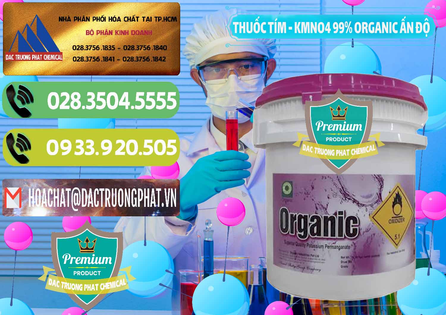 Đơn vị chuyên cung cấp & bán Thuốc Tím - KMNO4 99% Organic Ấn Độ India - 0216 - Cty nhập khẩu & phân phối hóa chất tại TP.HCM - hoachatmientay.vn