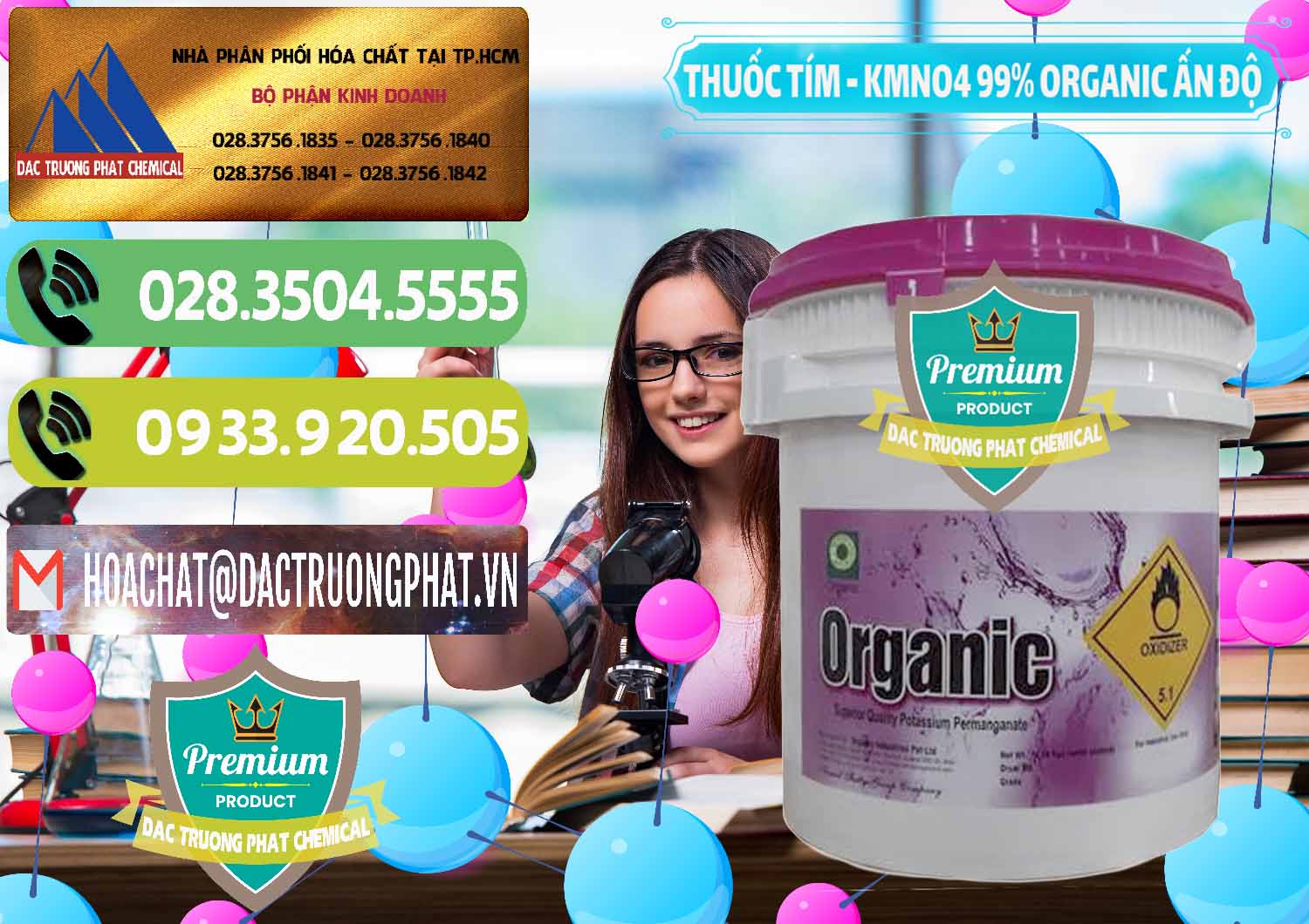 Đơn vị chuyên kinh doanh & bán Thuốc Tím - KMNO4 99% Organic Ấn Độ India - 0216 - Công ty chuyên nhập khẩu ( cung cấp ) hóa chất tại TP.HCM - hoachatmientay.vn