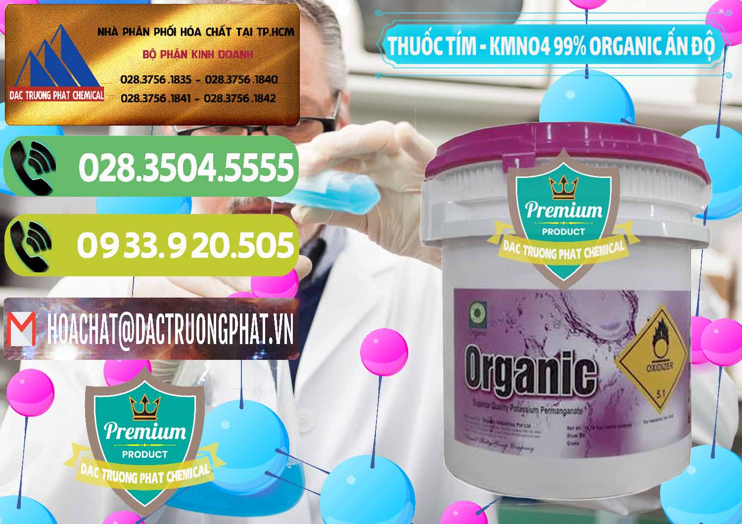 Đơn vị chuyên kinh doanh và bán Thuốc Tím - KMNO4 99% Organic Ấn Độ India - 0216 - Chuyên bán ( phân phối ) hóa chất tại TP.HCM - hoachatmientay.vn