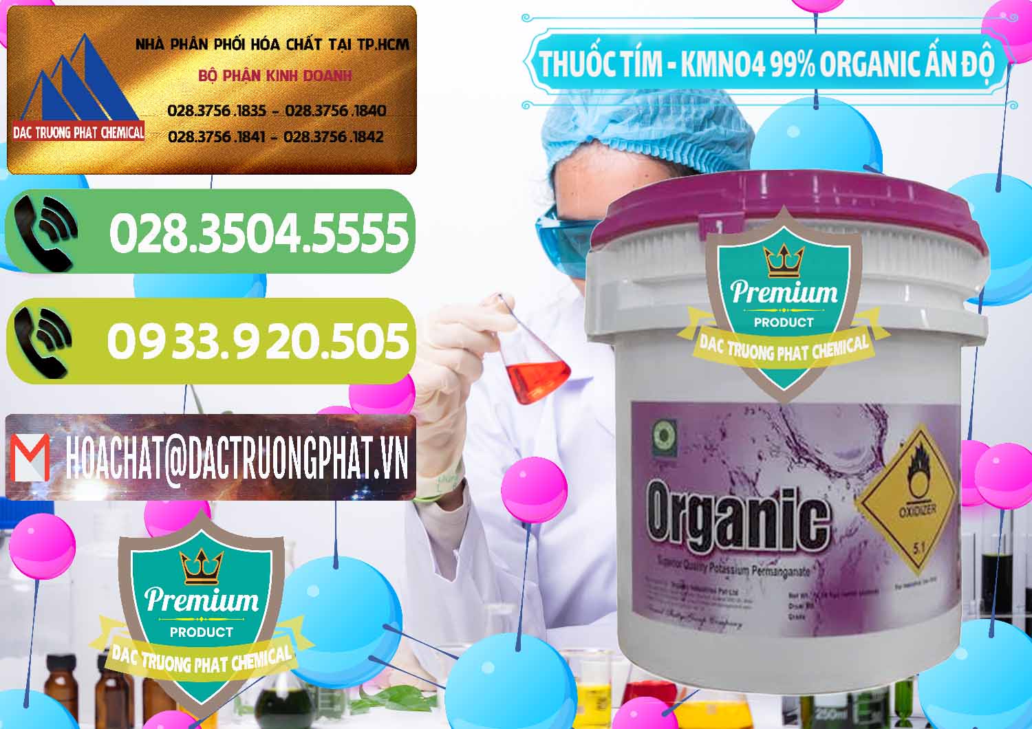Bán _ cung ứng Thuốc Tím - KMNO4 99% Organic Ấn Độ India - 0216 - Phân phối & nhập khẩu hóa chất tại TP.HCM - hoachatmientay.vn